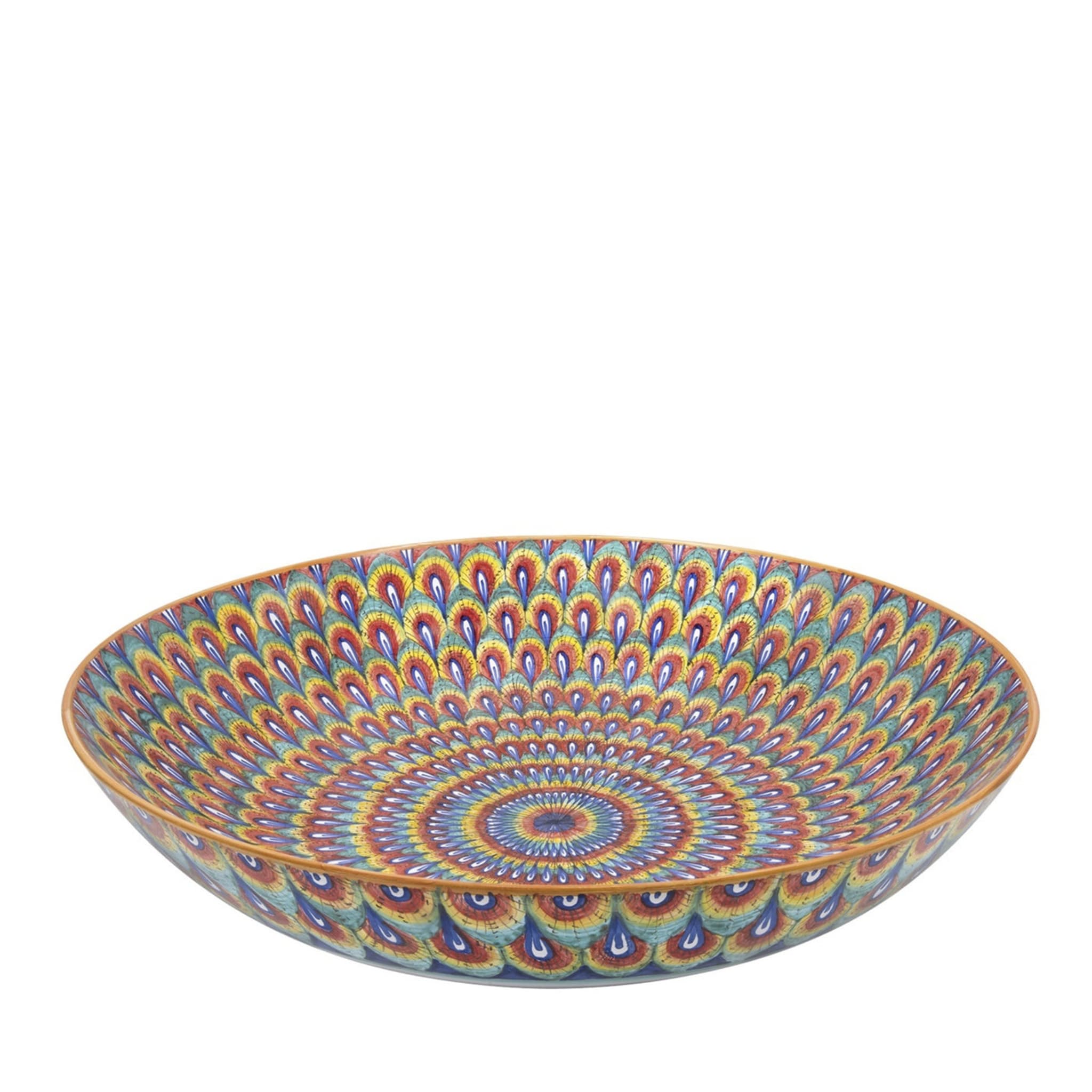 Large Pavone Rosso Salad Bowl - Main view