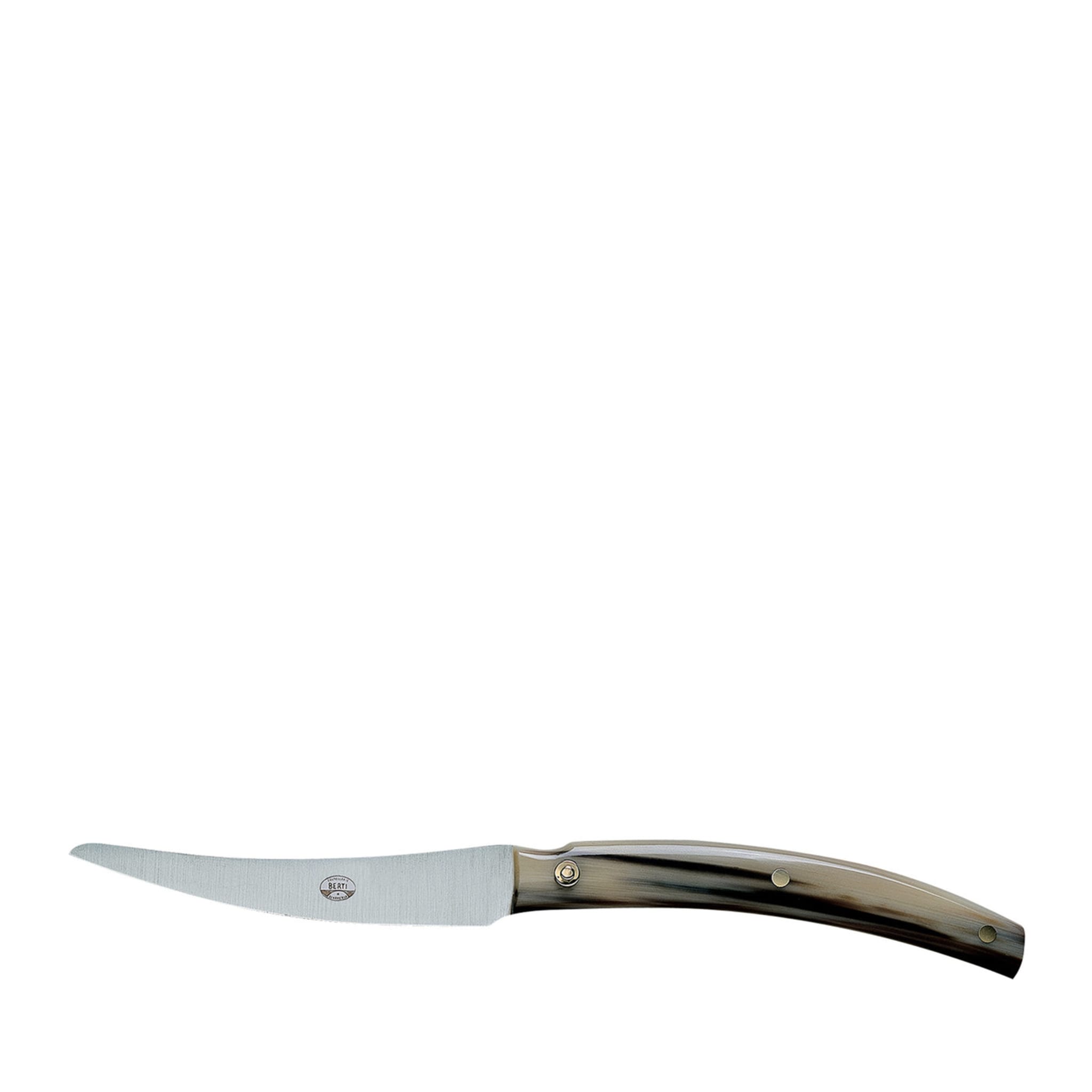 Coltellerie Berti Hand Forged 8 Insieme Chef's Knife - Ox Horn