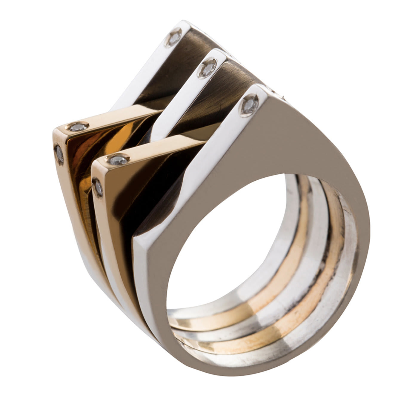 Congiunzioni 5-Element Sapphire Ring - Paola Grande