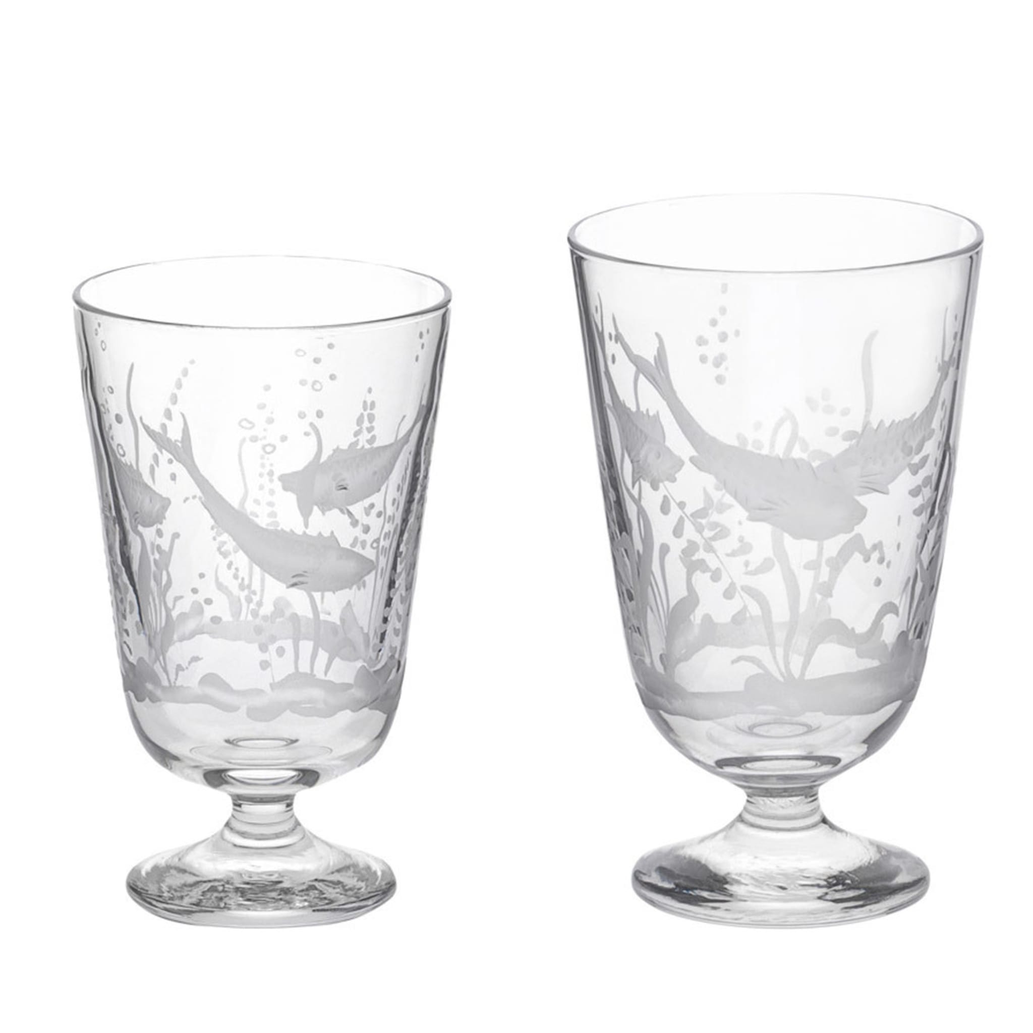 Wine and Water Ejermann Crystal Glasses - Main view