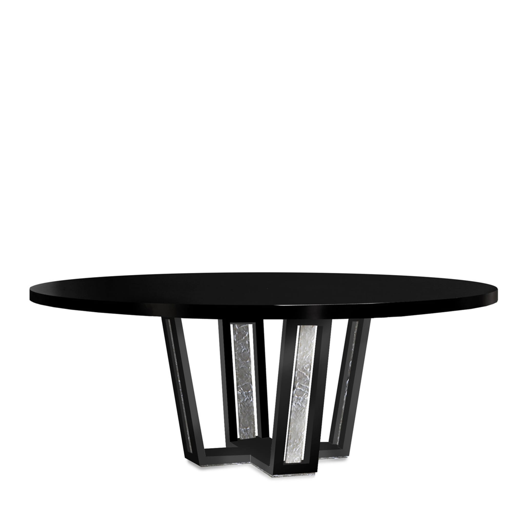 Cleofe Silver Dining Table - Main view