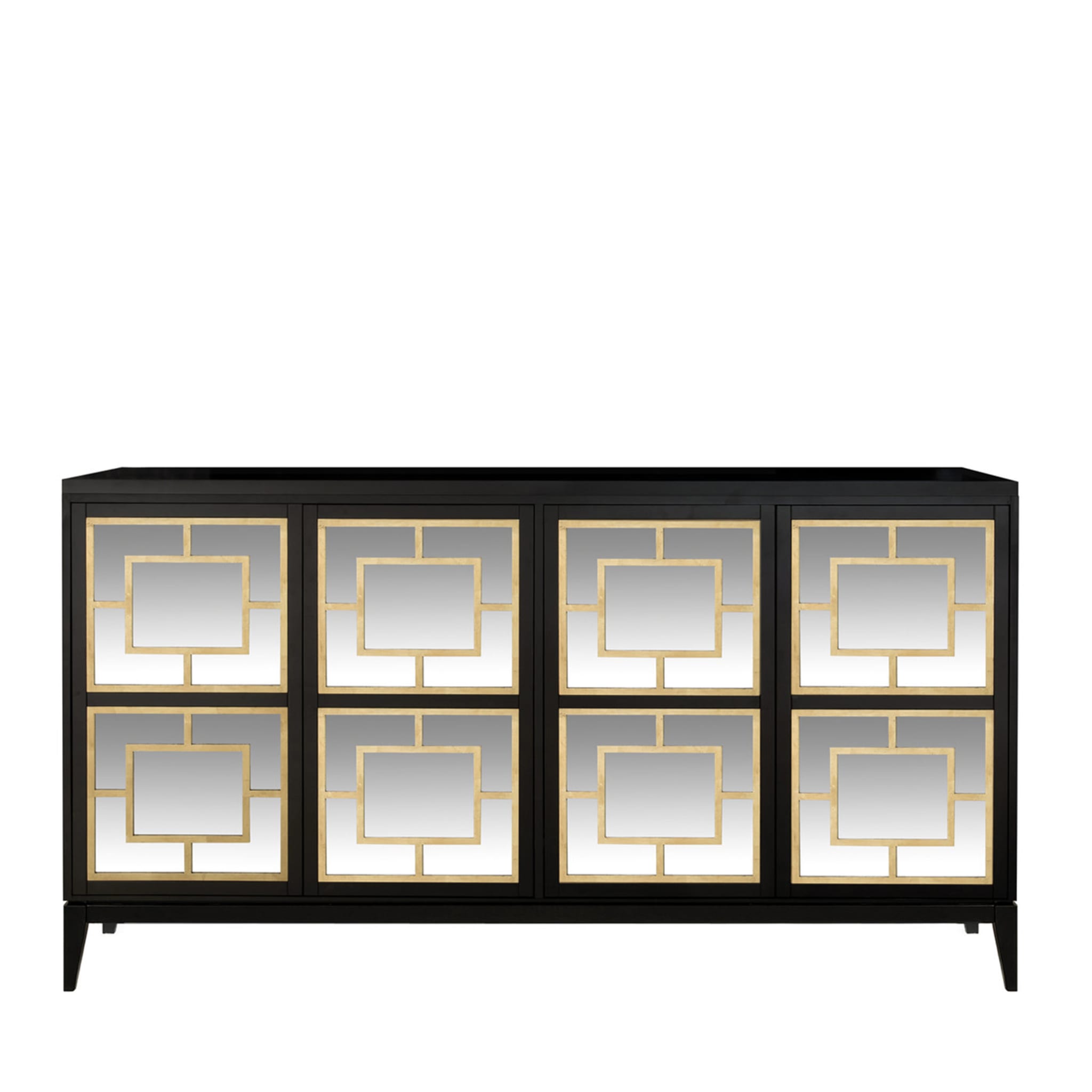 Zoe Sideboard with Mirror Decorations with Tapered Legs - Main view
