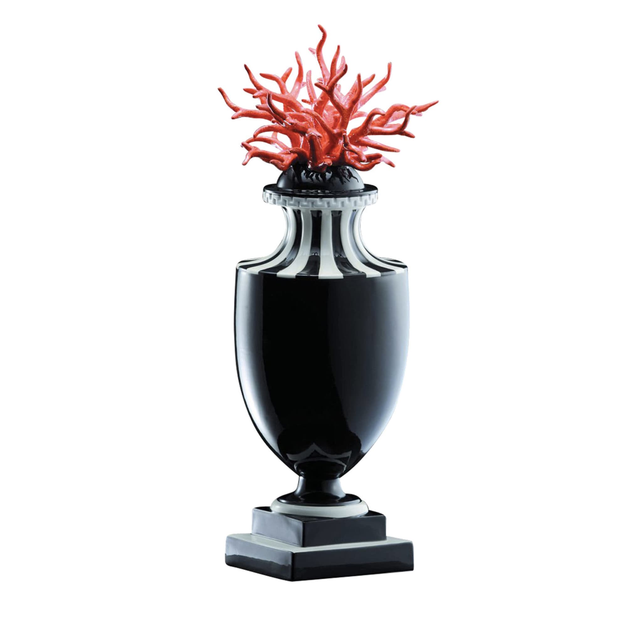 Large Black Corallo Vase - Main view