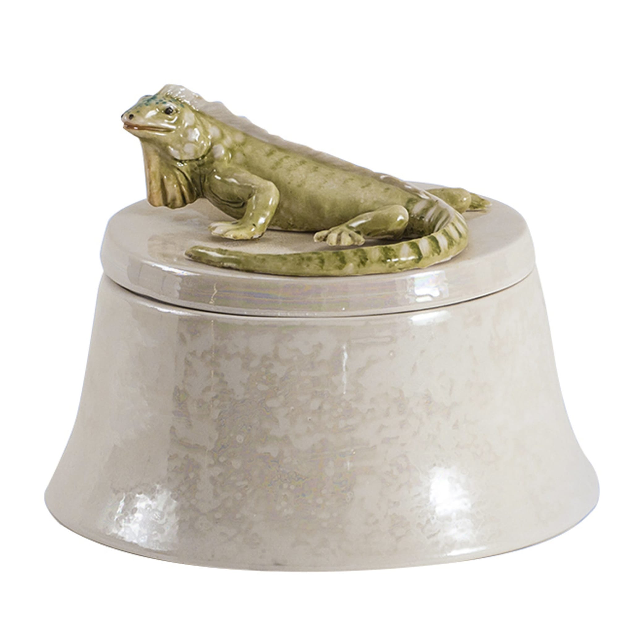 Esotica Collection Iguana Porcelain Small Box - Main view