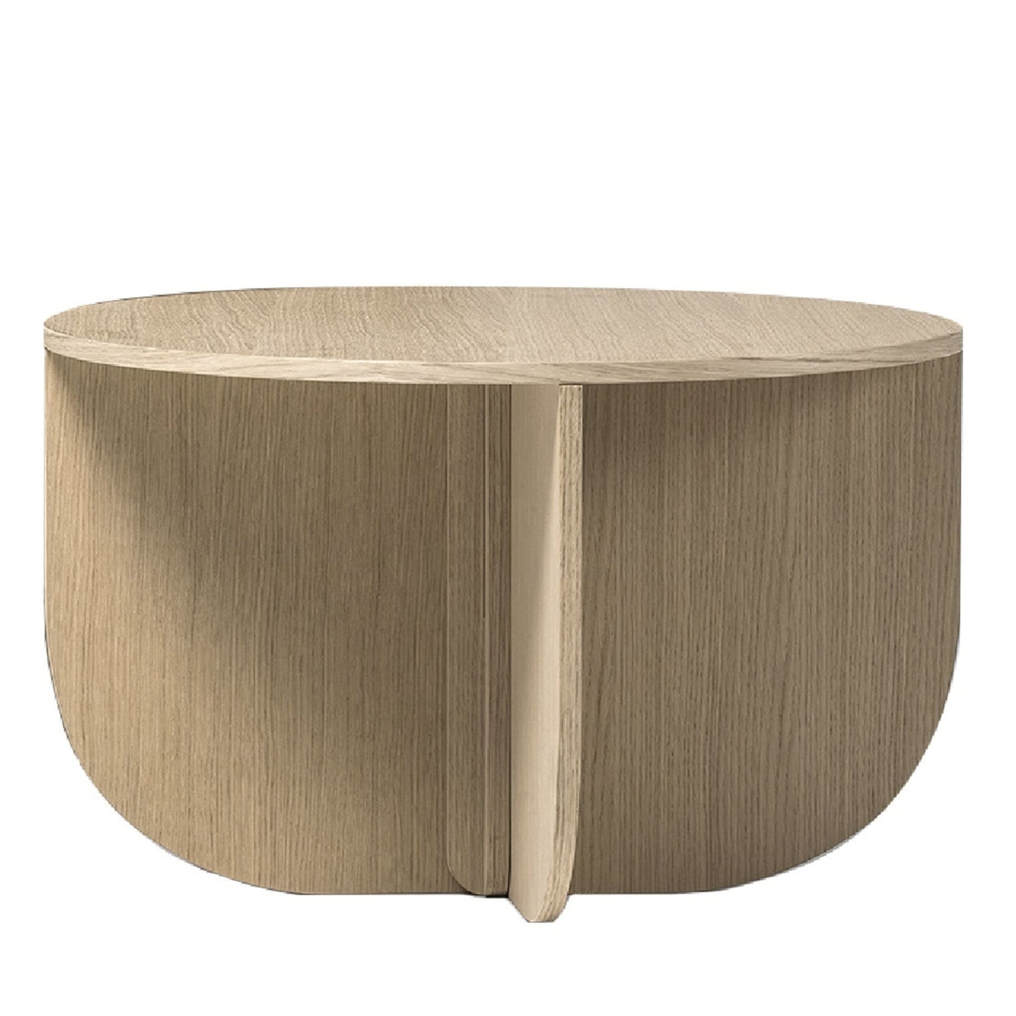 Mil Coffee Table in Durmast Wood by Büro Famos - Main view