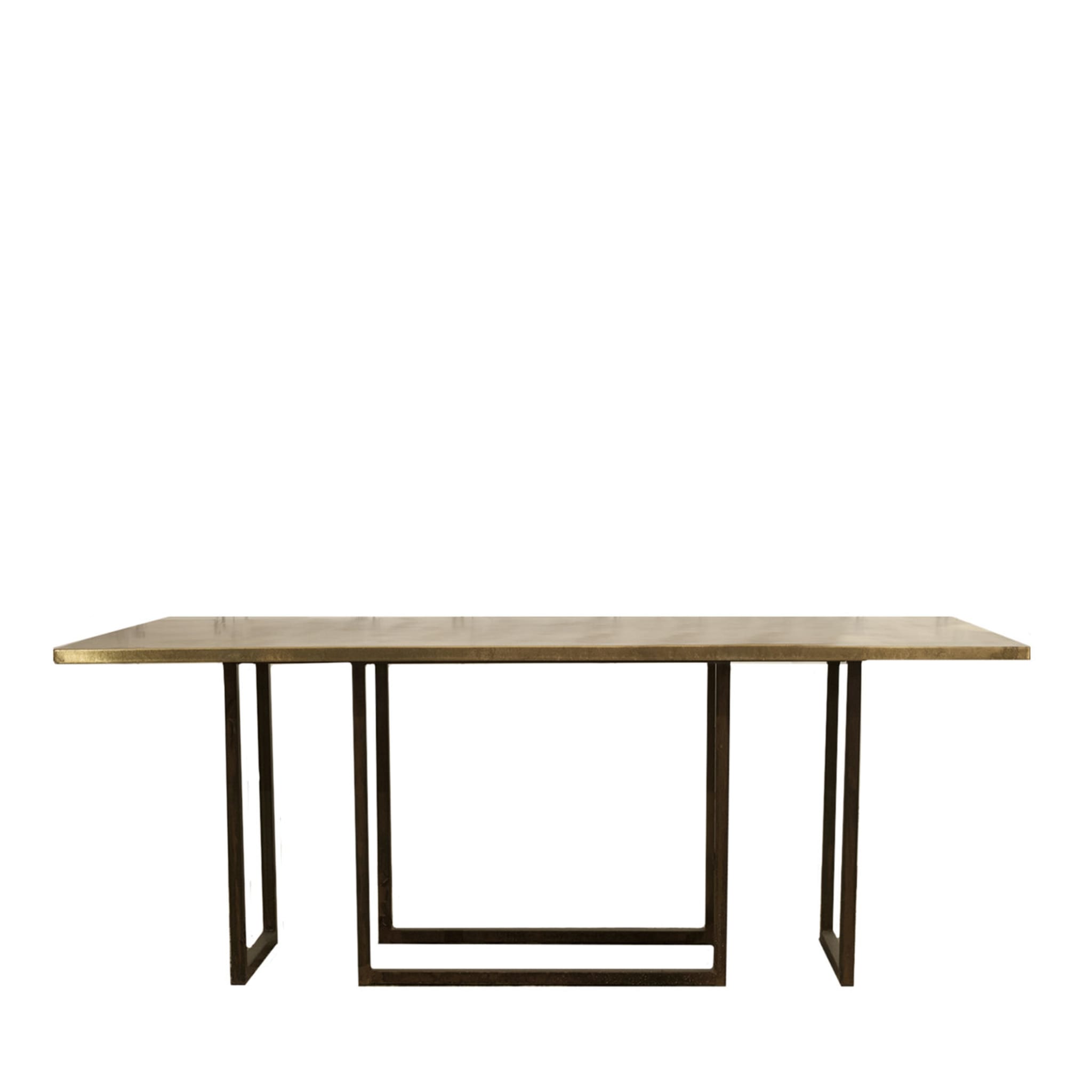 Infinito Slim Brass Table - Main view