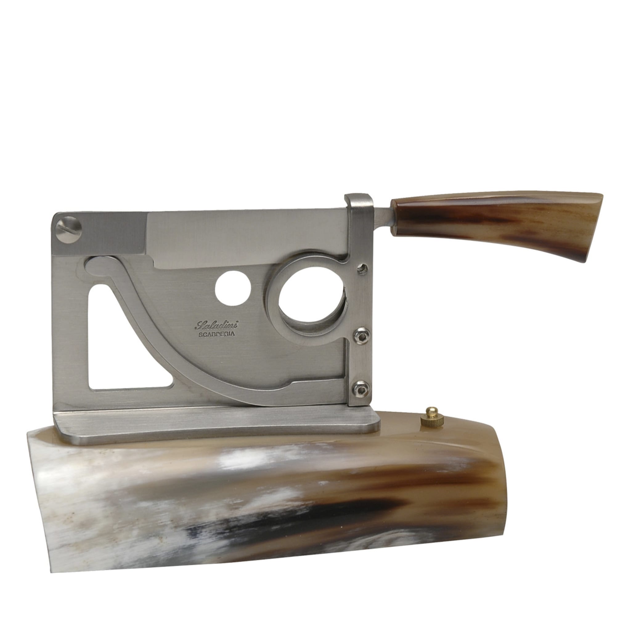 Table Cigar Cutter in Ox Horn - Main view