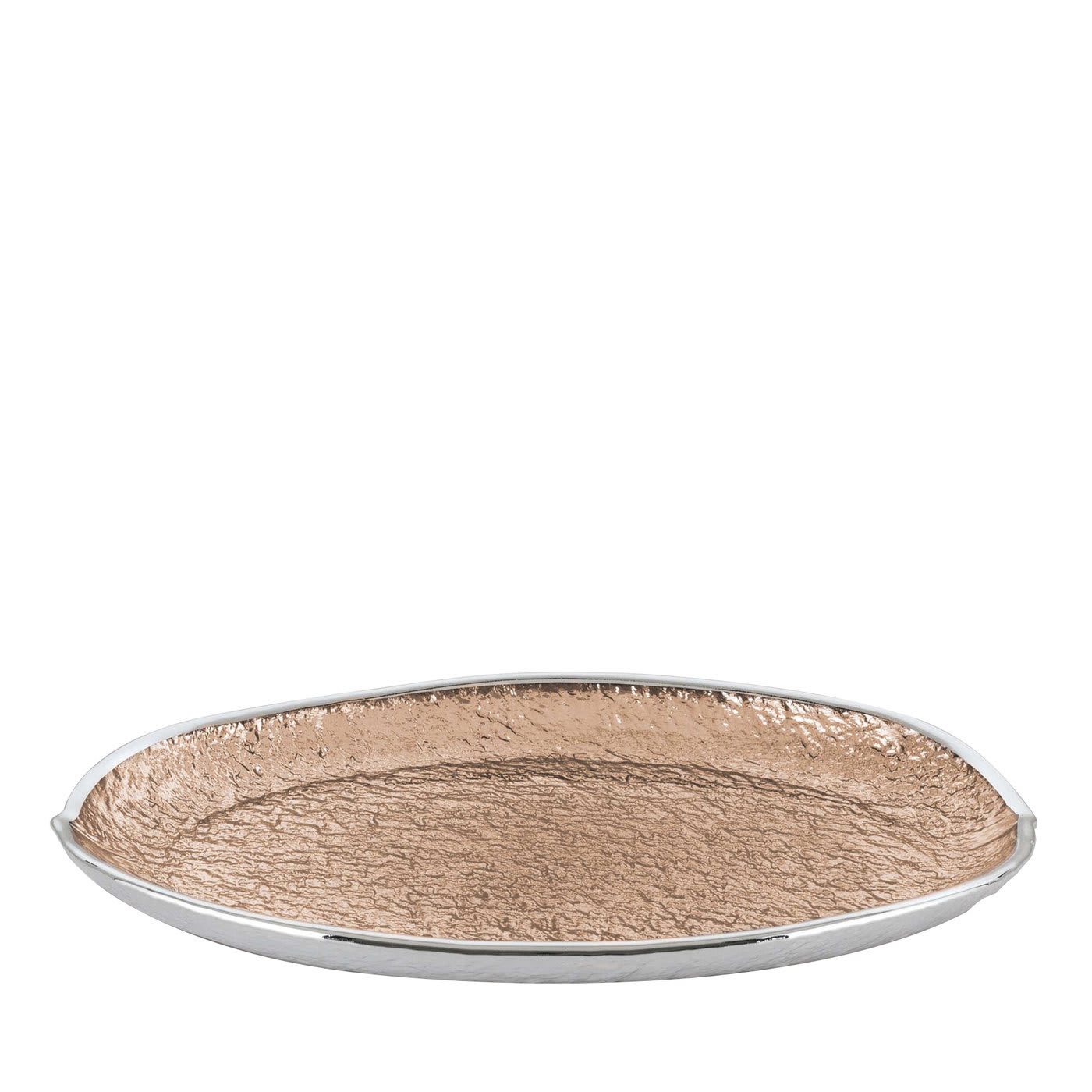Euclide Rose Gold Oval Tray - Dogale