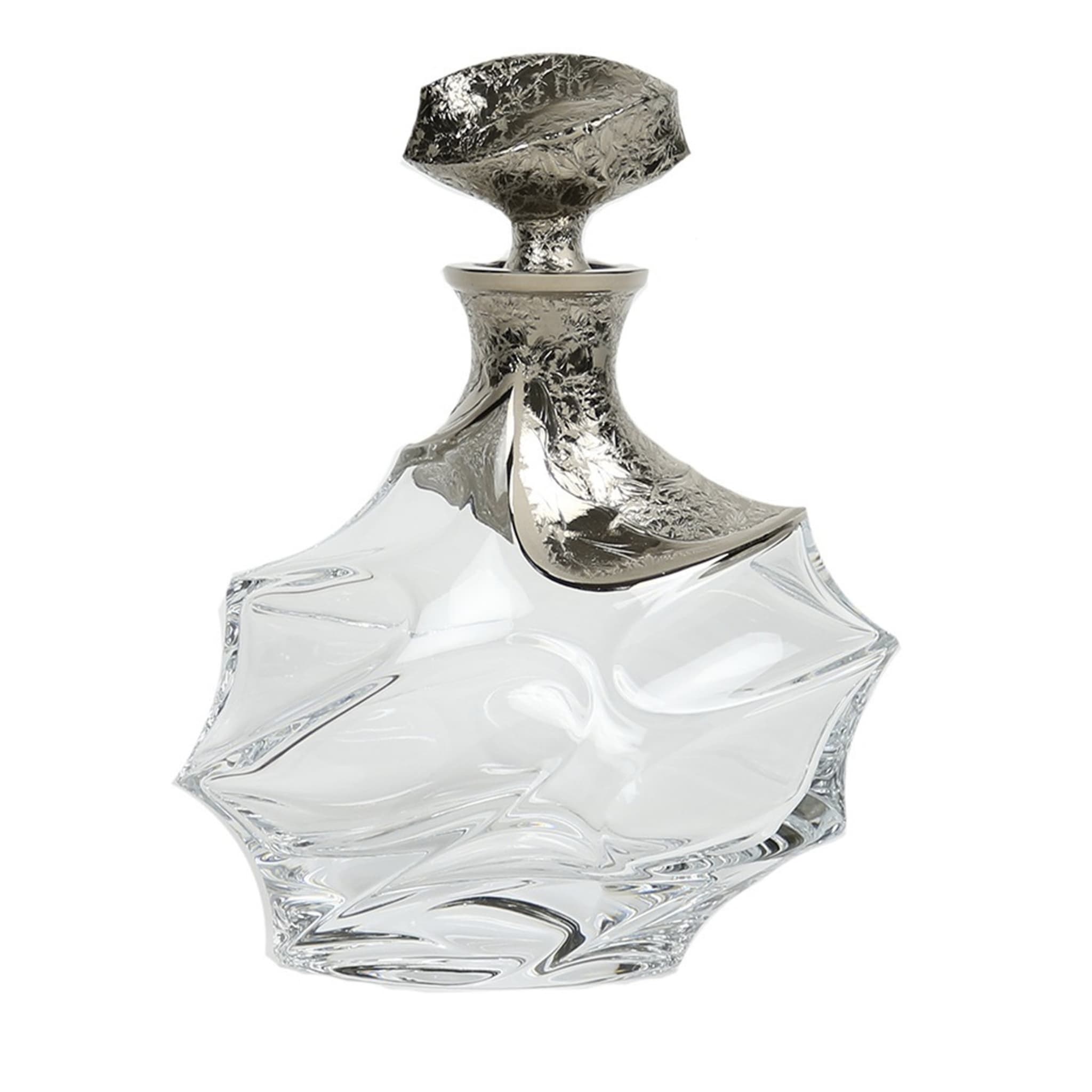Capriccio Onda Transparent and Platinum Bottle - Main view