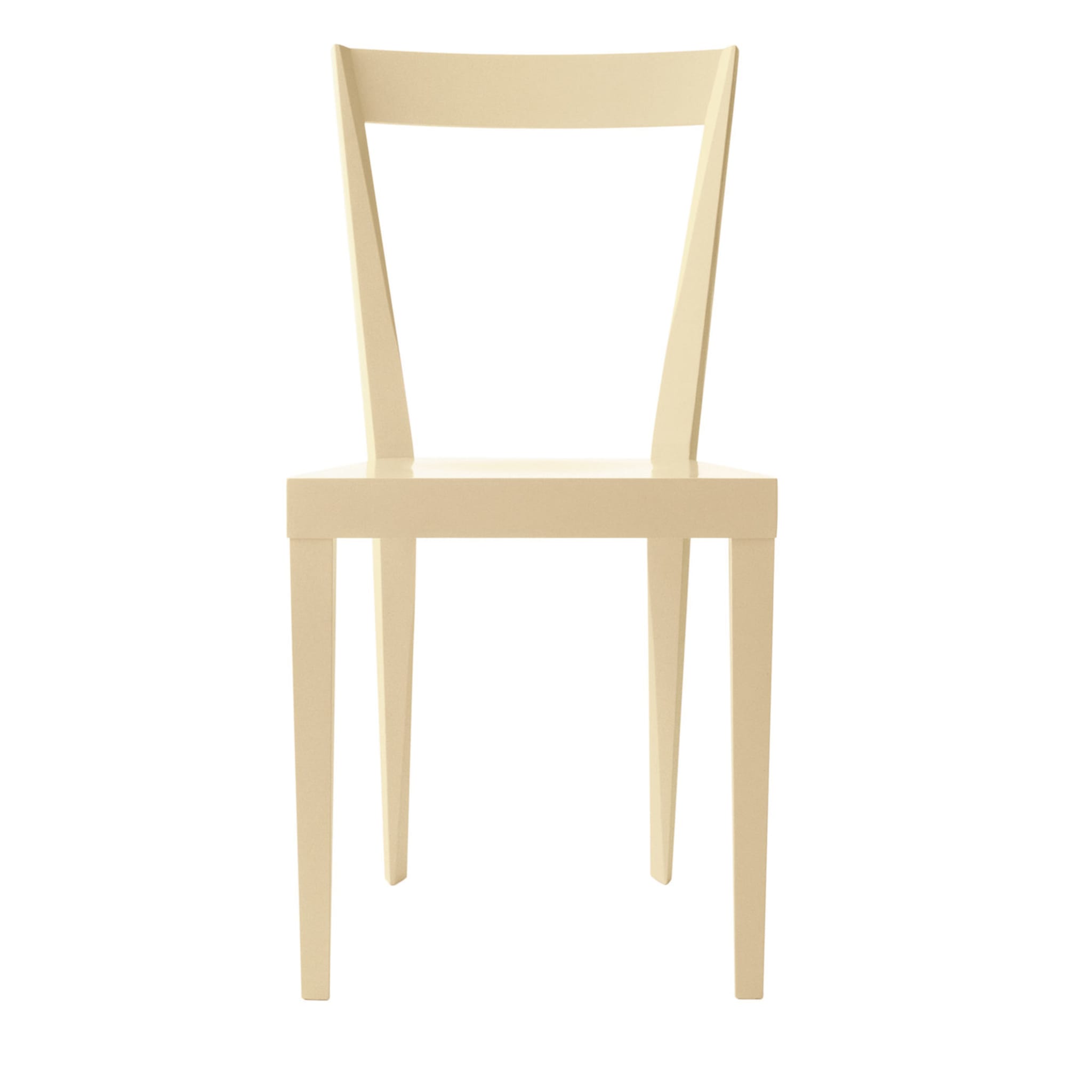 2er set livia stühle aus elfenbein by Giò Ponti - Hauptansicht