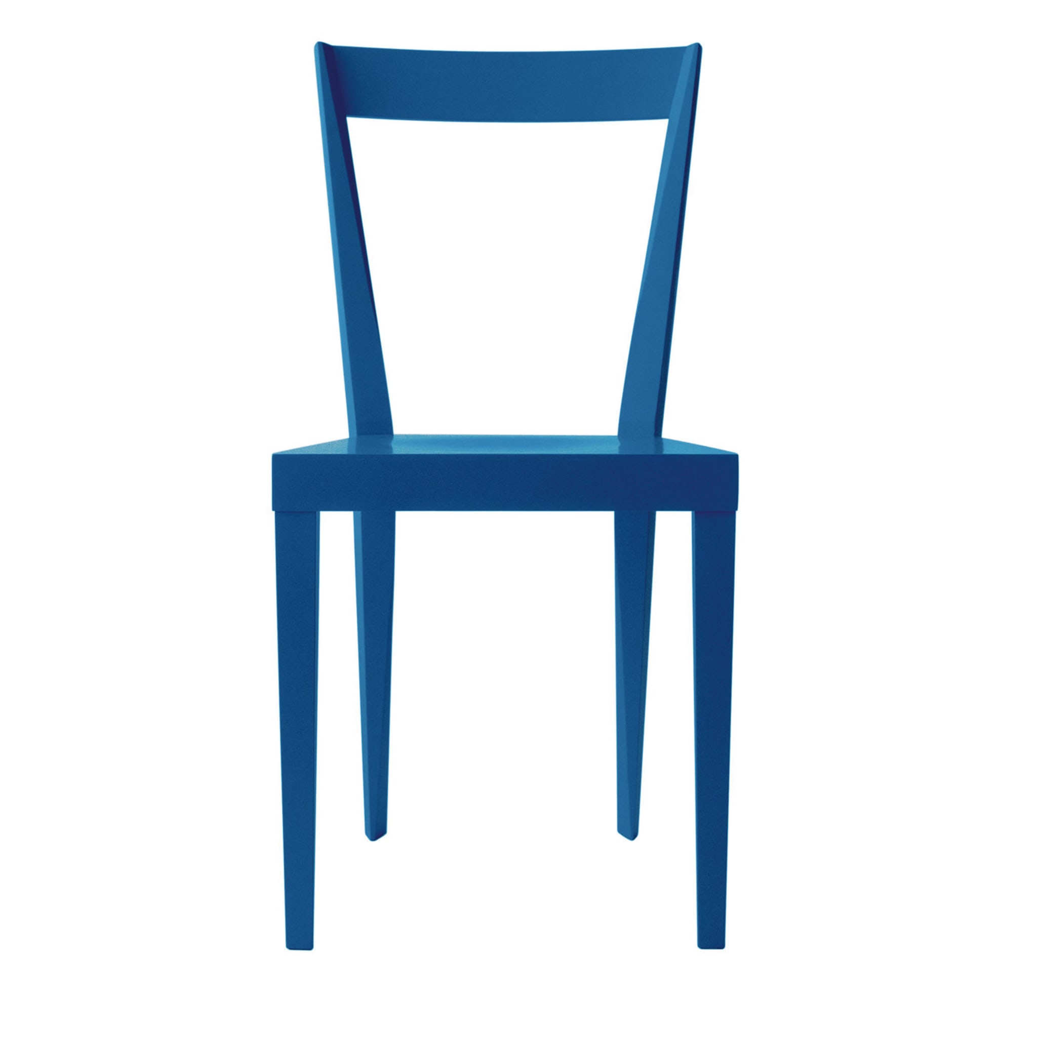 Set of 2 Livia Teal Chairs by Gio Ponti - Main view