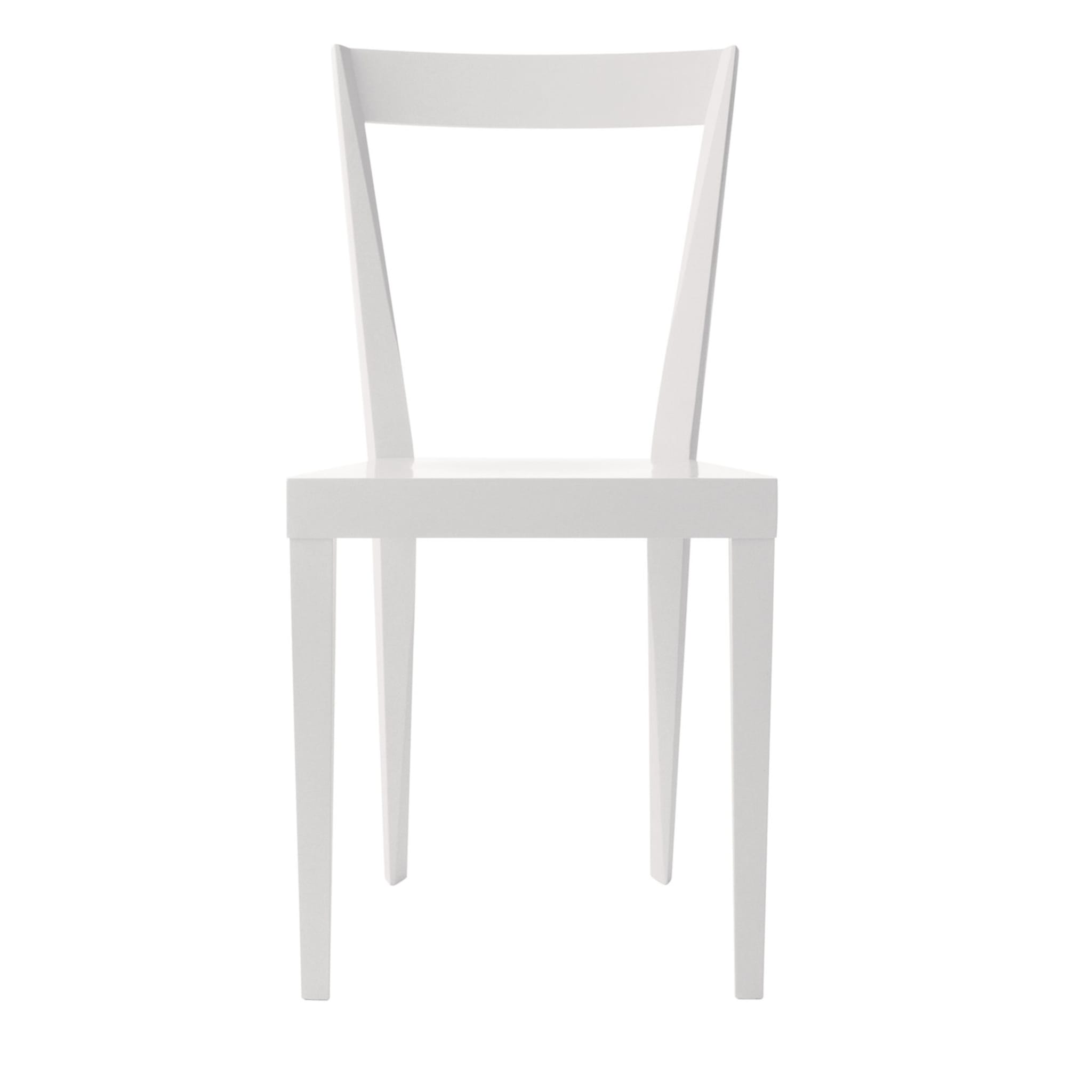 Set of 2 Livia White Chairs by Gio Ponti - Main view