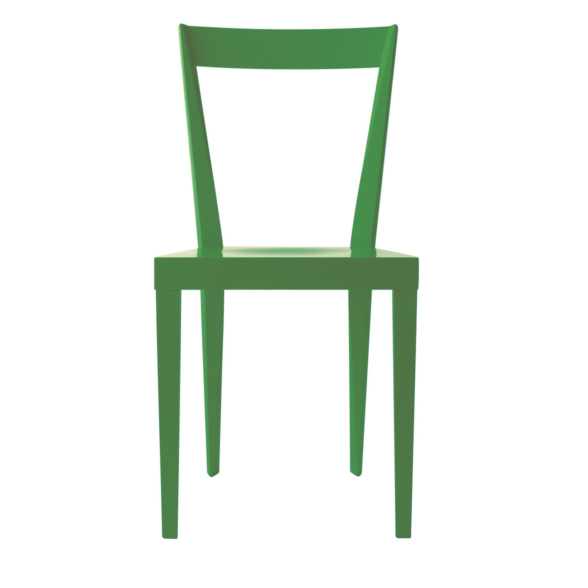 Set of 2 Livia Green Chairs by Giò Ponti - Main view