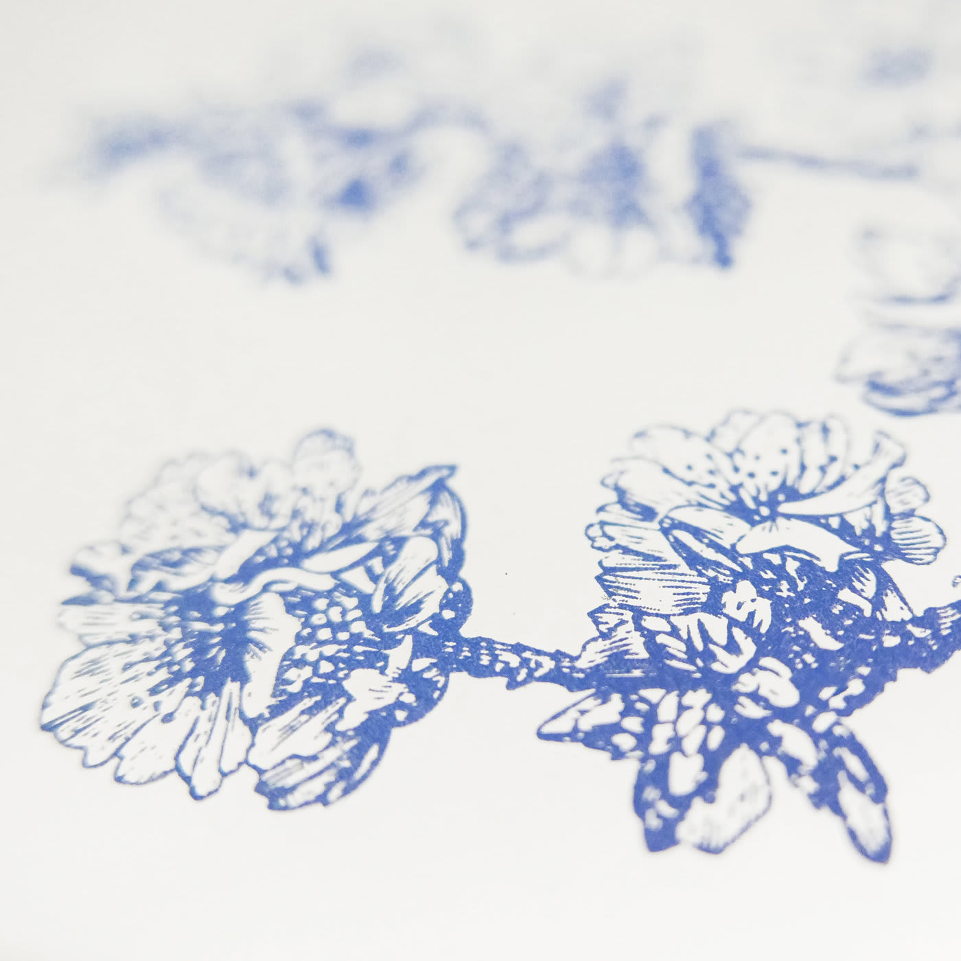 Blue Prunus Amygdalus Wall Mirror - BiCA-Good Morning Design