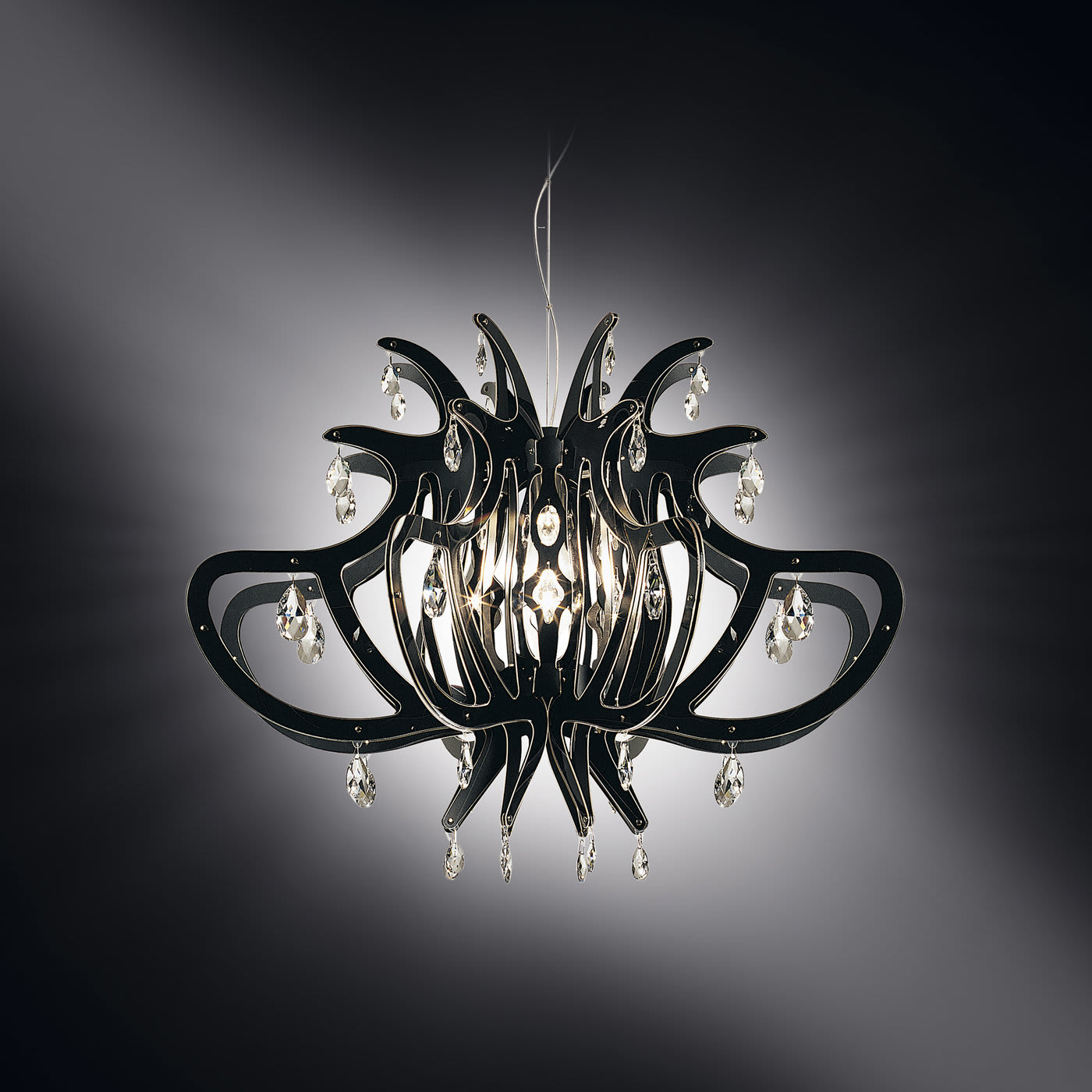 Medusa Black Ceiling Lamp by Nigel Coates - Slamp