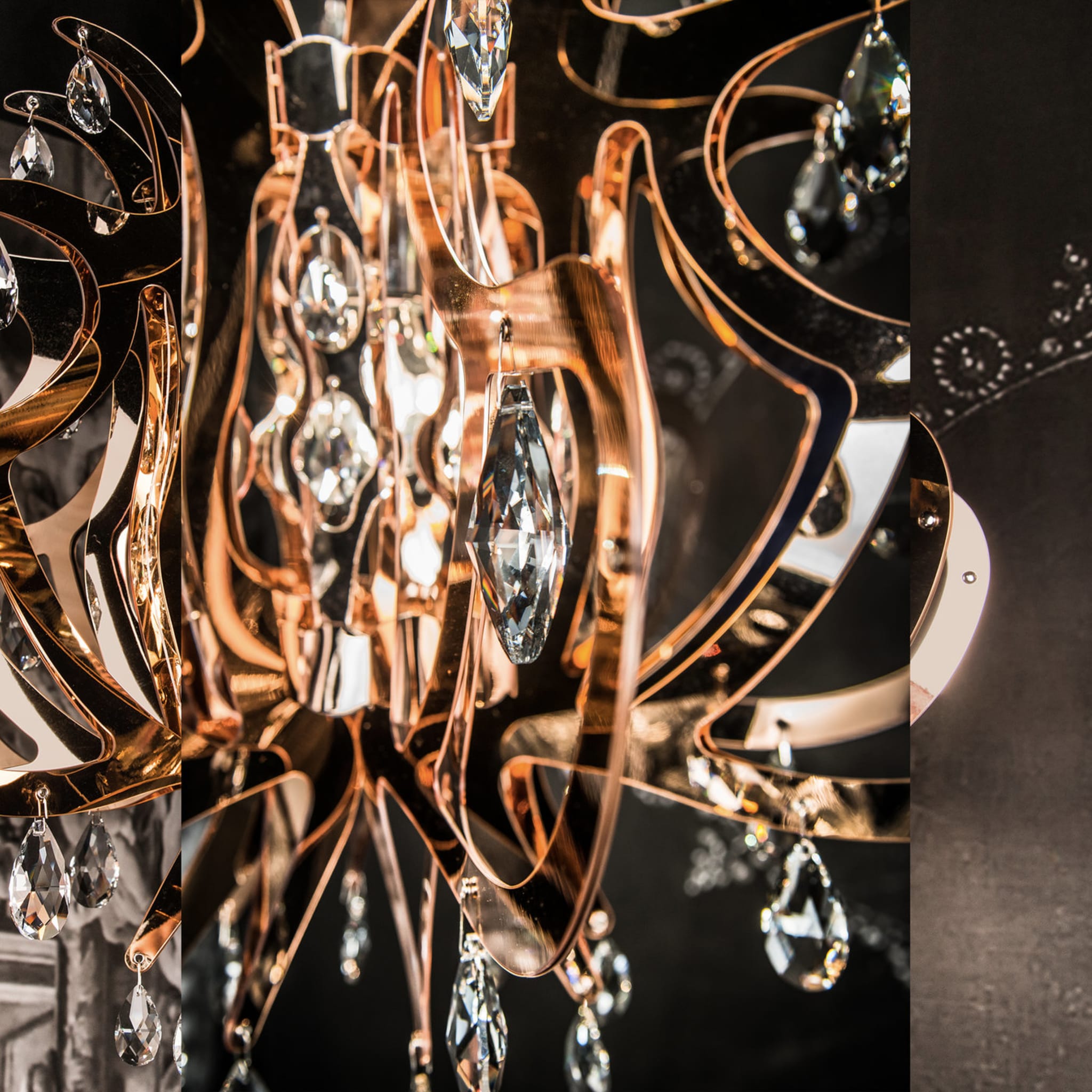 Lillibet Copper Ceiling Lamp by Nigel Coates - Alternative view 2