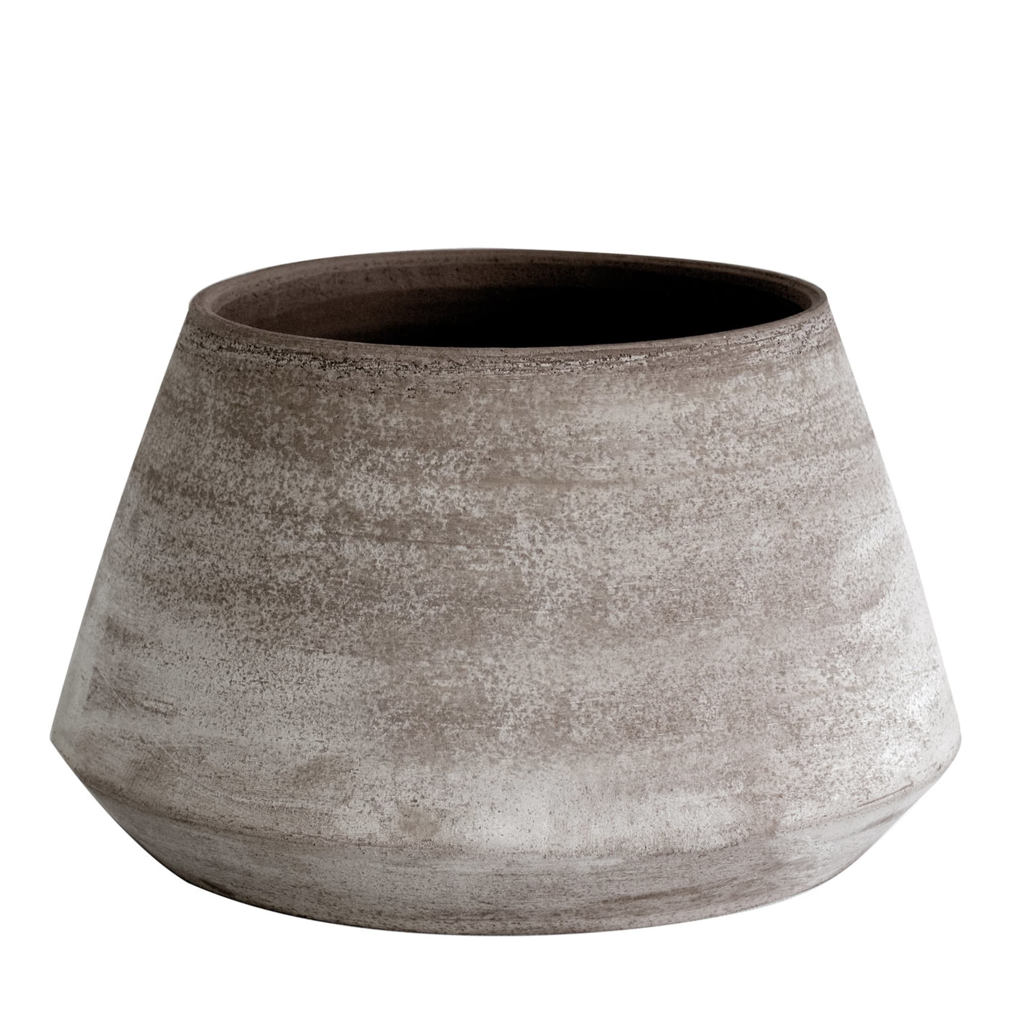 Terrae Vase conique noir - Vue principale