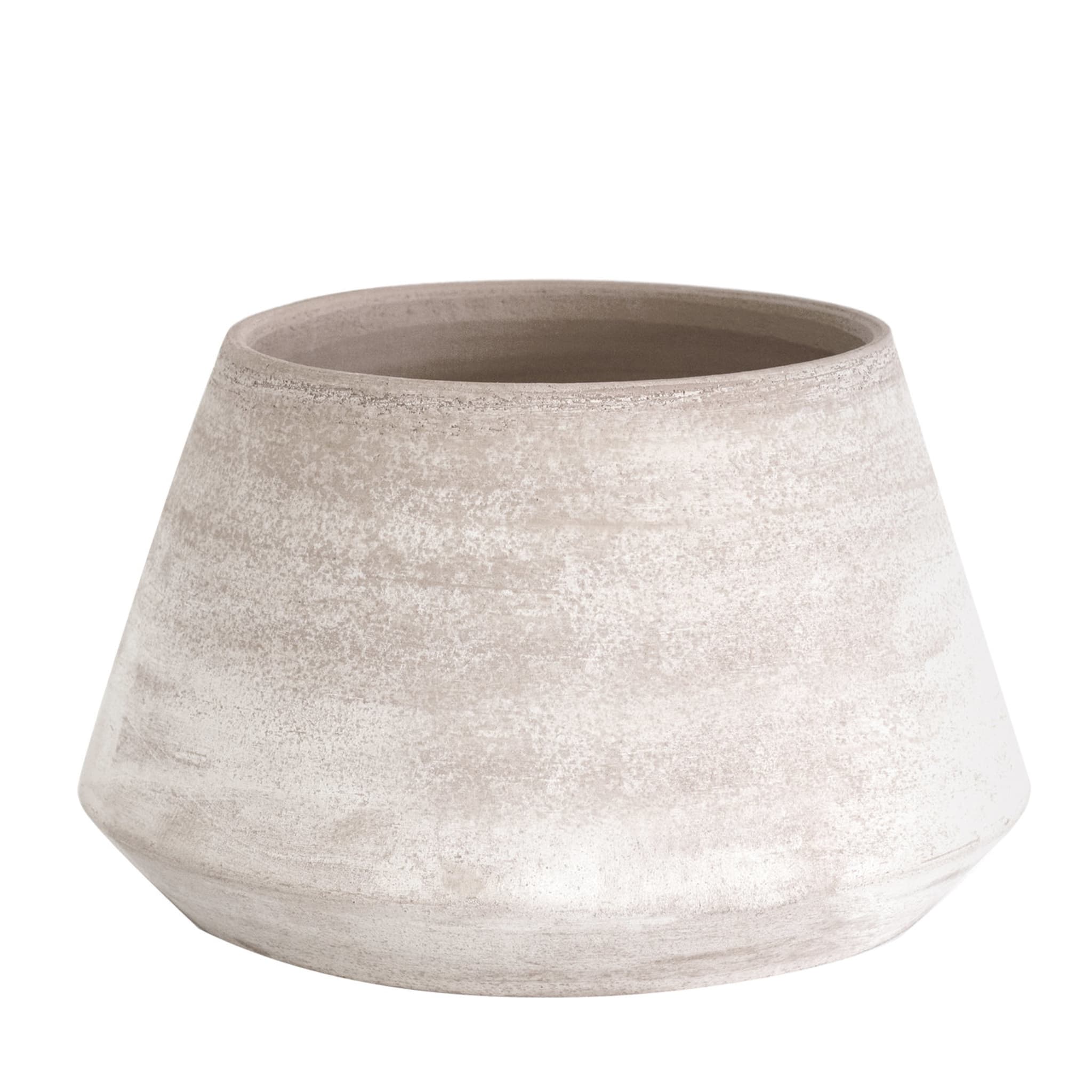 Terrae White Conical Vase - Main view