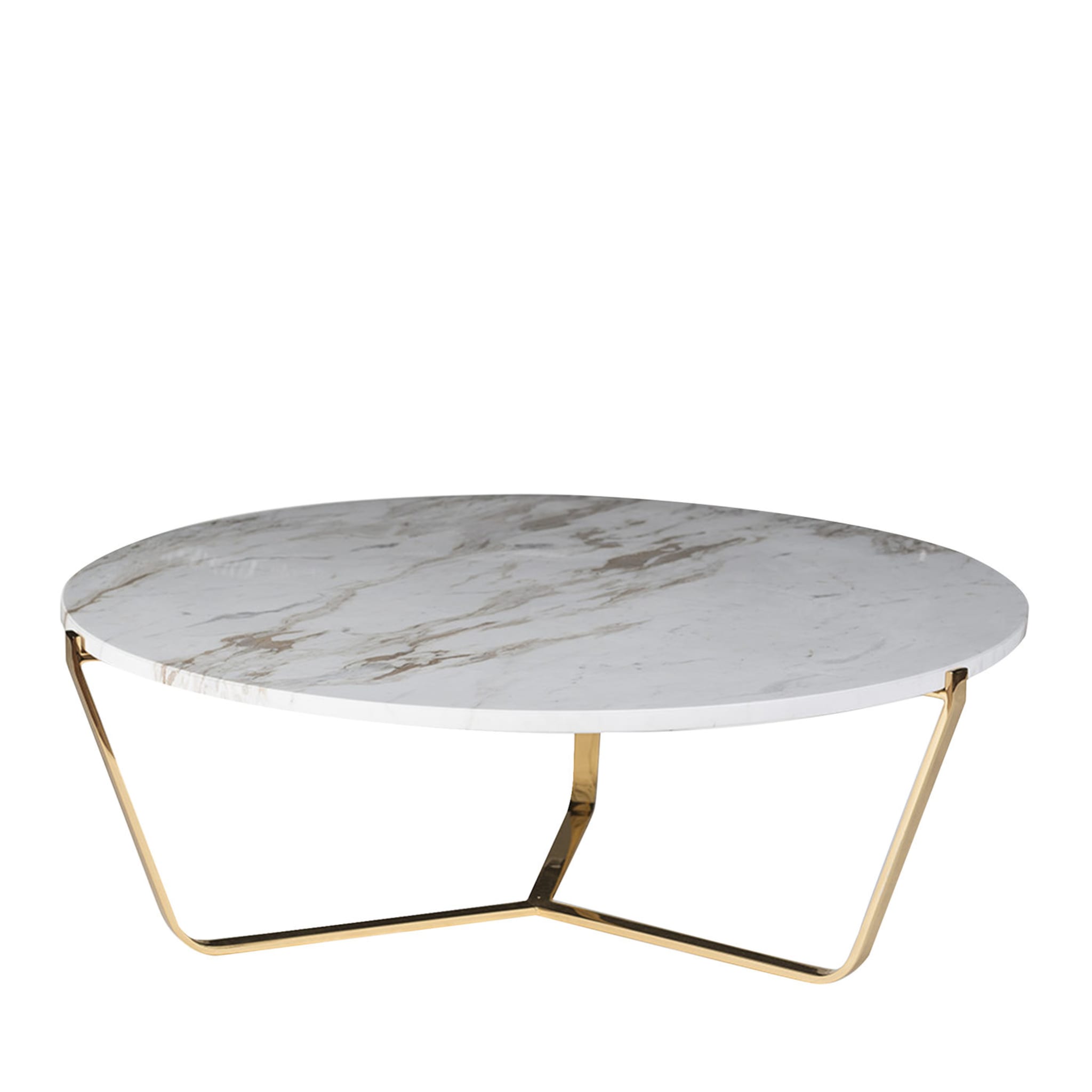 Dolomiti New Table basse en marbre Calacatta - Vue principale