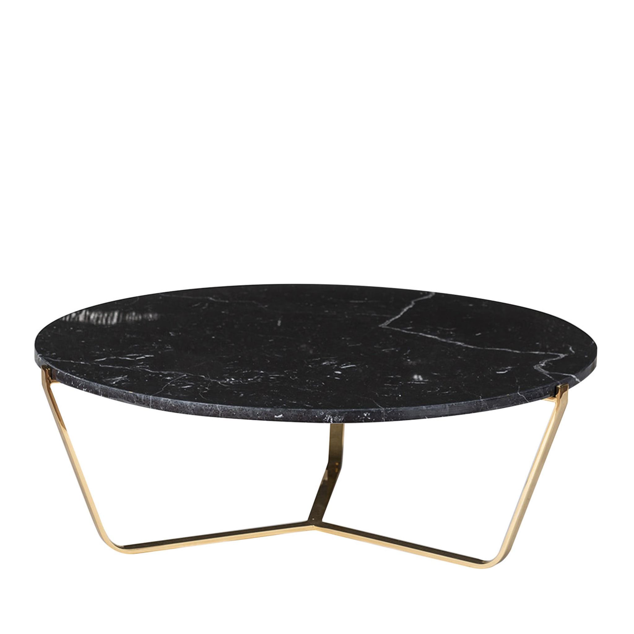Dolomiti Marquina Marble Low Coffee Table - Main view