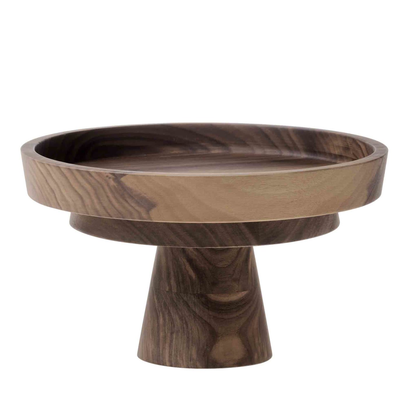Tall Cake Stand in Canaletto Walnut - Mun