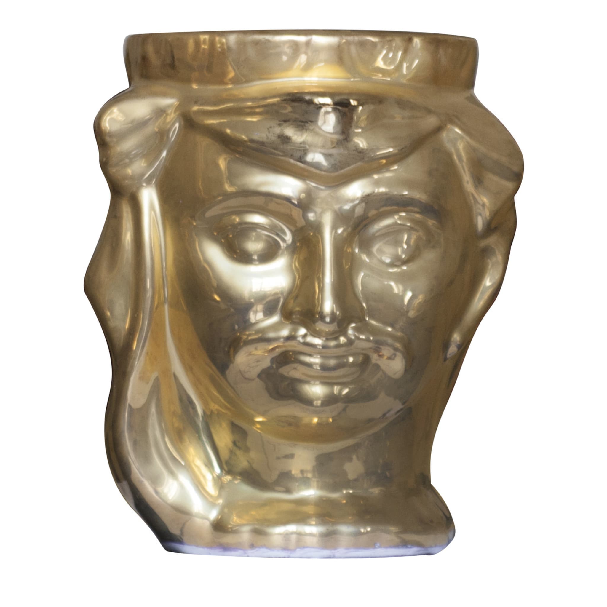 Testa di Moro Gold Vase - Hauptansicht