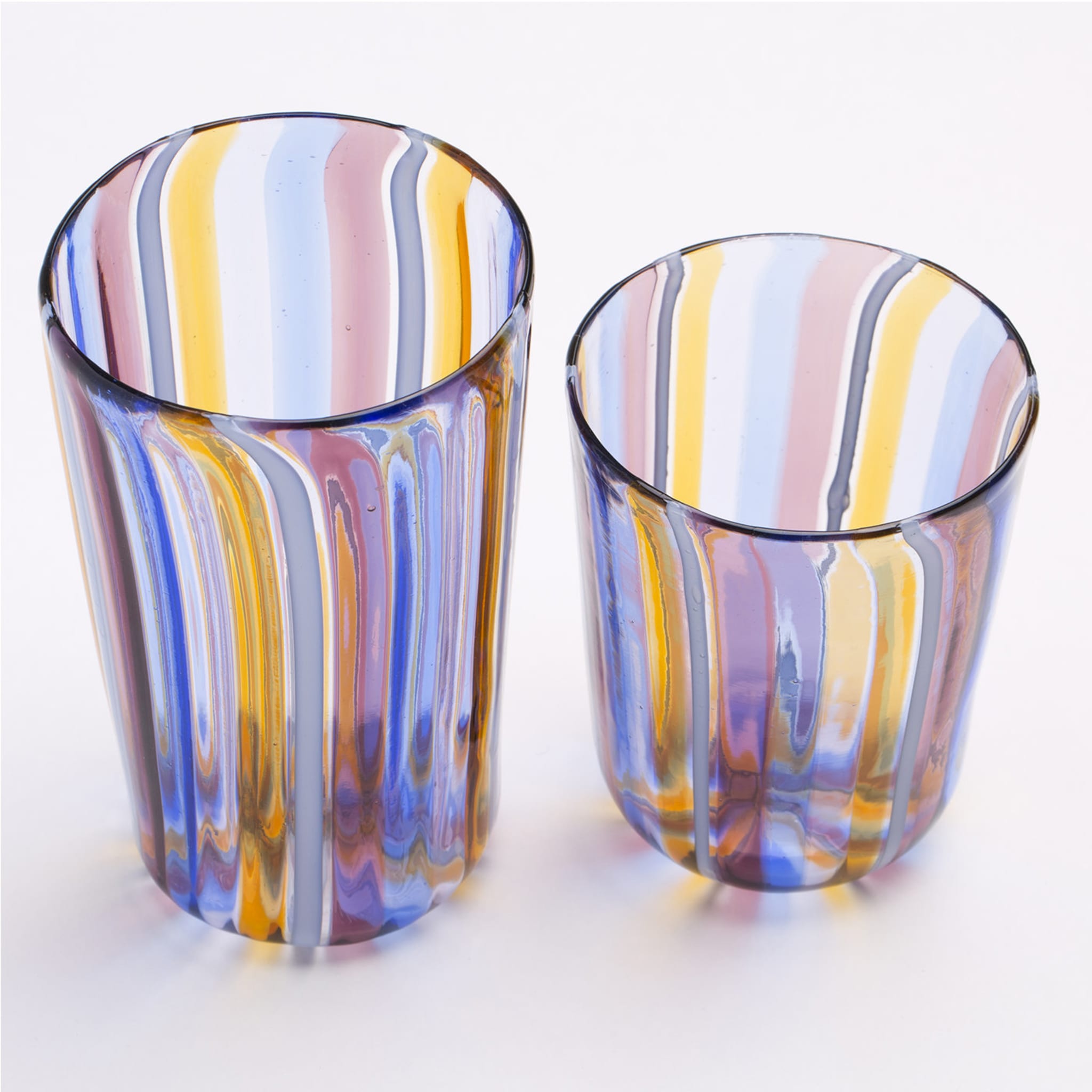 Set of Opal Water and Wine Murano Glasses for Six - Alternative view 3