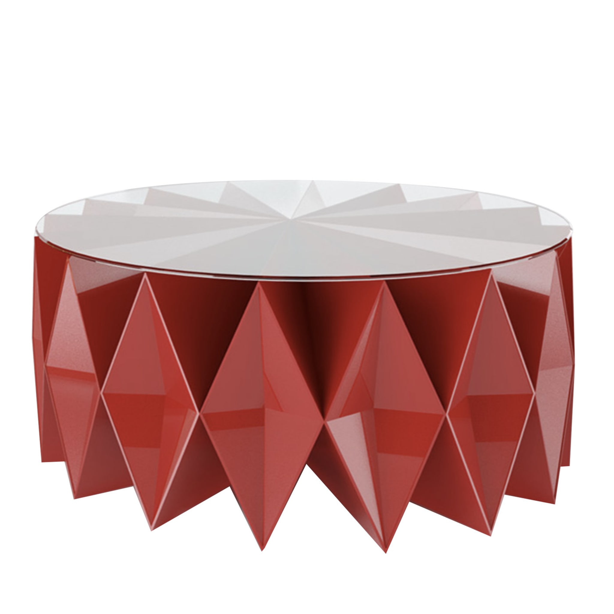 Colletto Red Coffee Table by Moschino - Main view