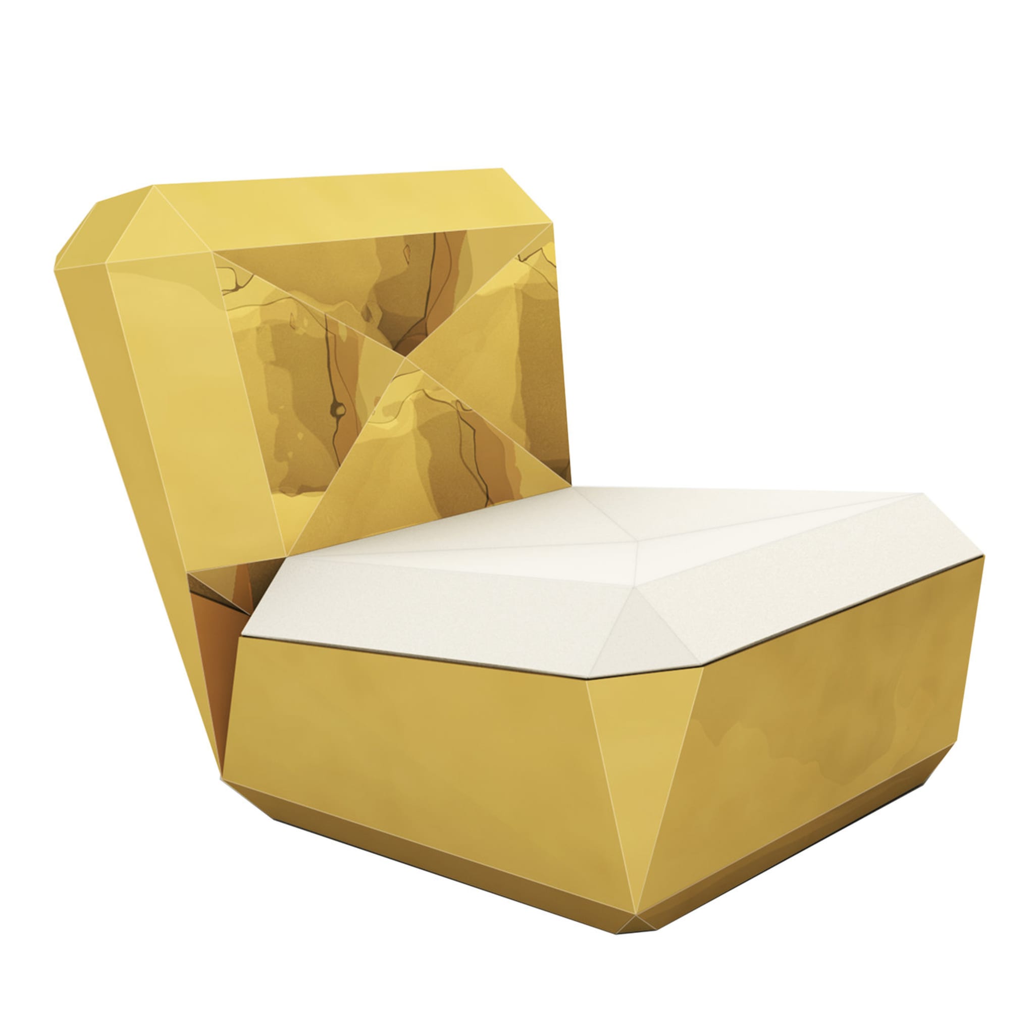 Lingotto Gold Armchair by Garilab by Piter Perbellini - Main view
