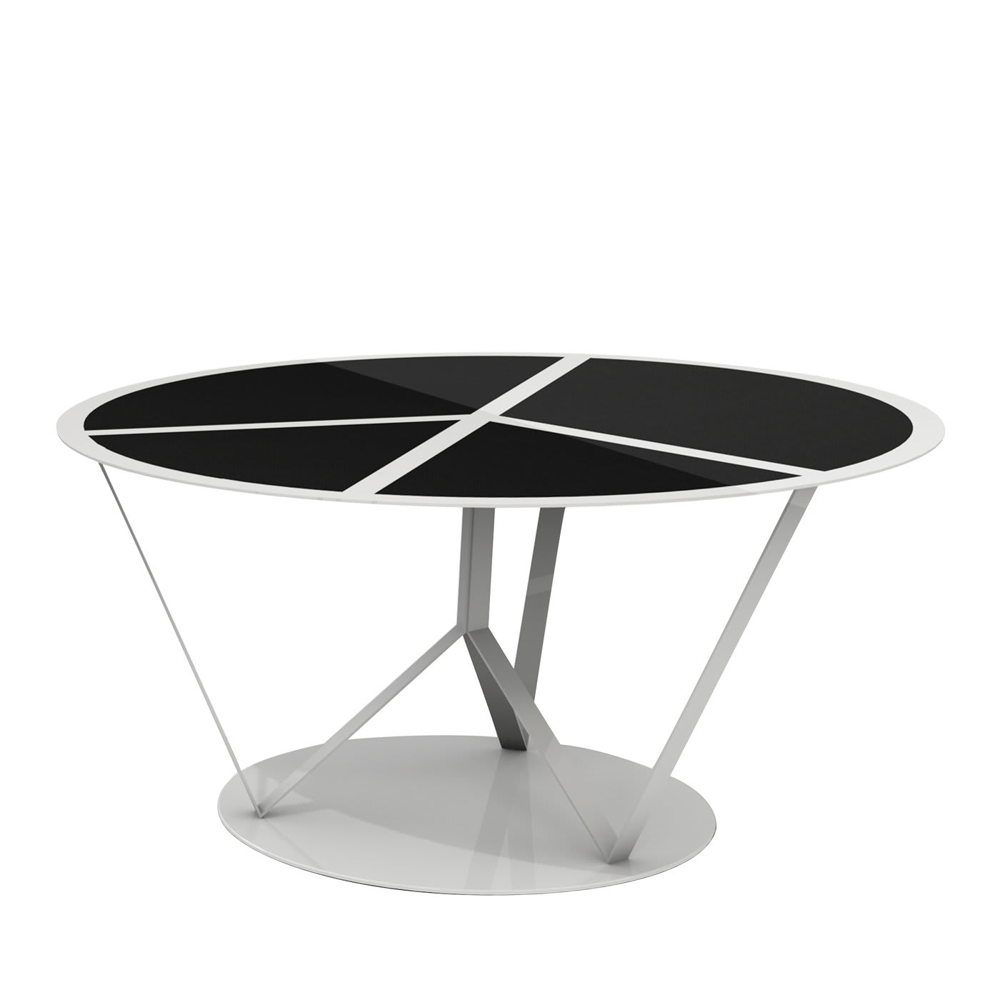 Pace White Table with Black by Garilab by Piter Perbellini - Altreforme