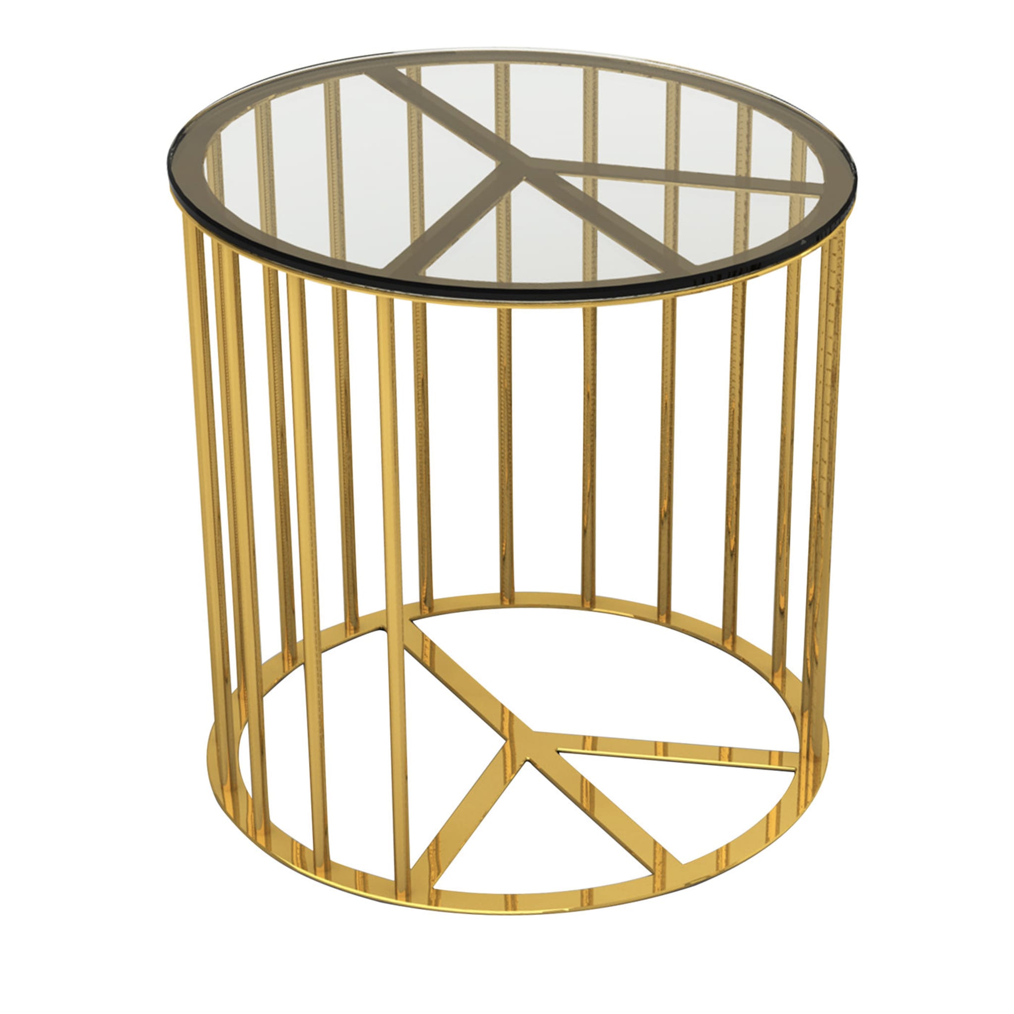 Table d'appoint Pace Gold de Garilab par Piter Perbellini - Vue principale