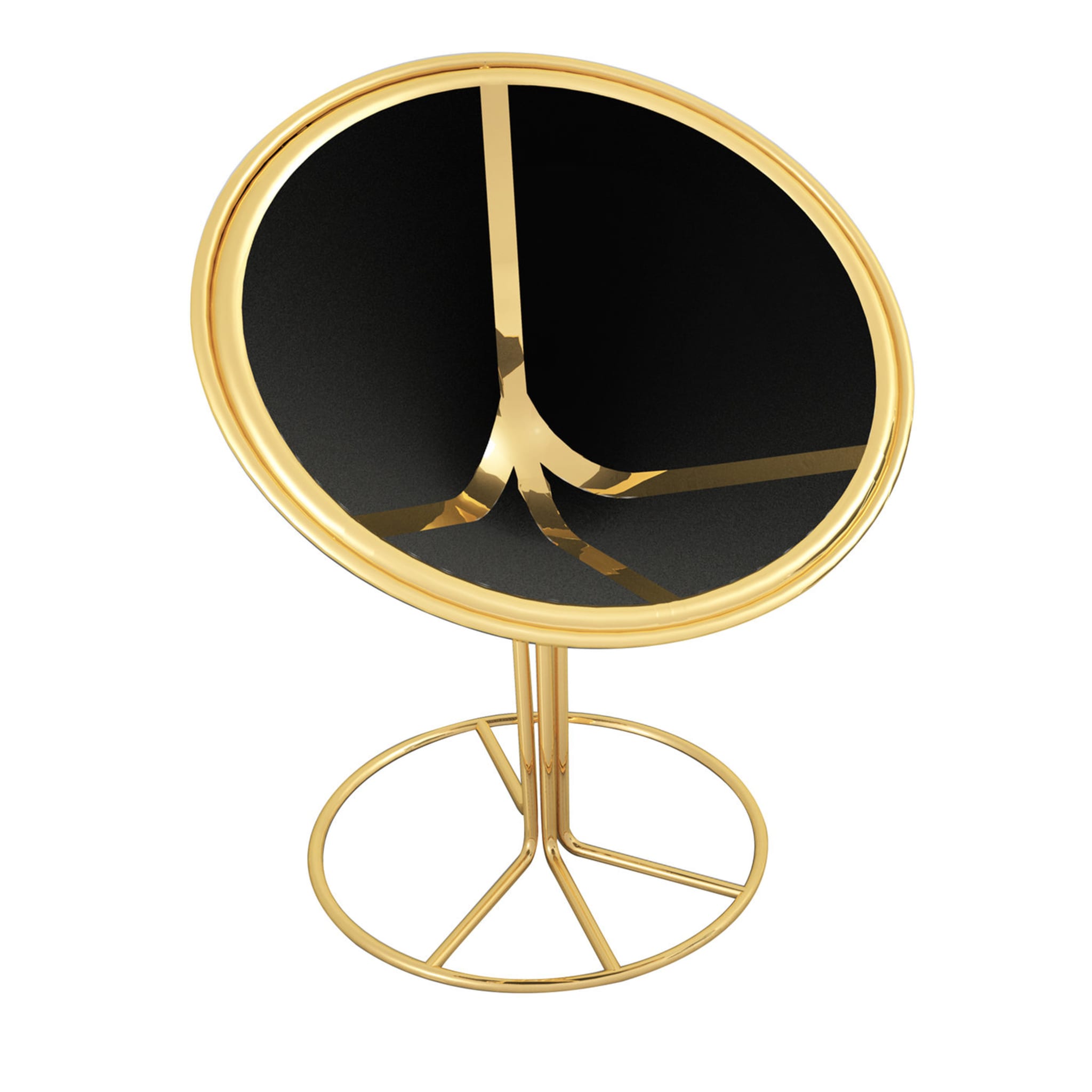 Pace Black and Gold Chair by Garilab by Piter Perbellini - Main view