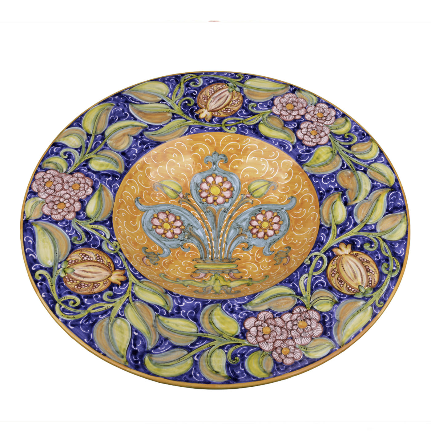 Giglio Chini Decorative Plate - Sbigoli Terrecotte Firenze