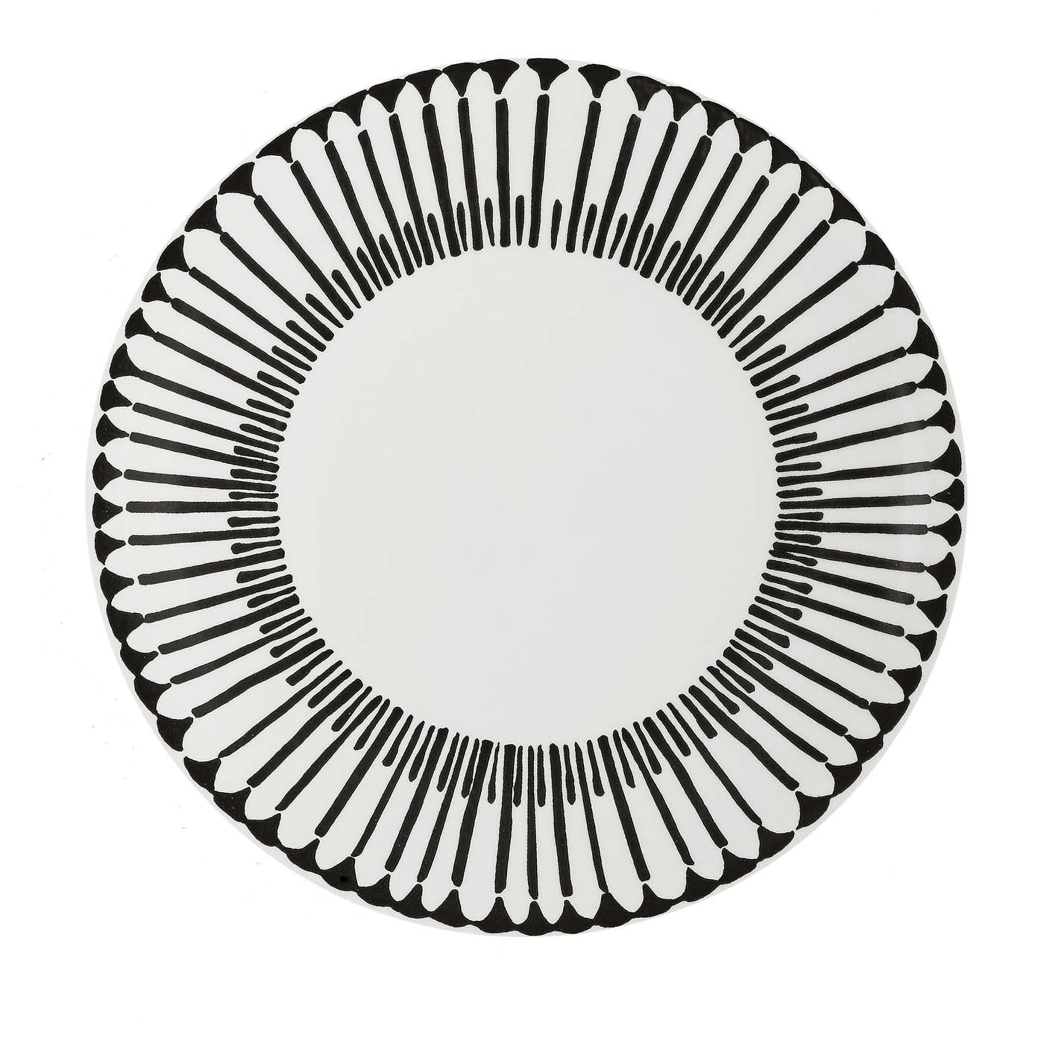 Grafismi Black and White Charger Plate #11 - Main view