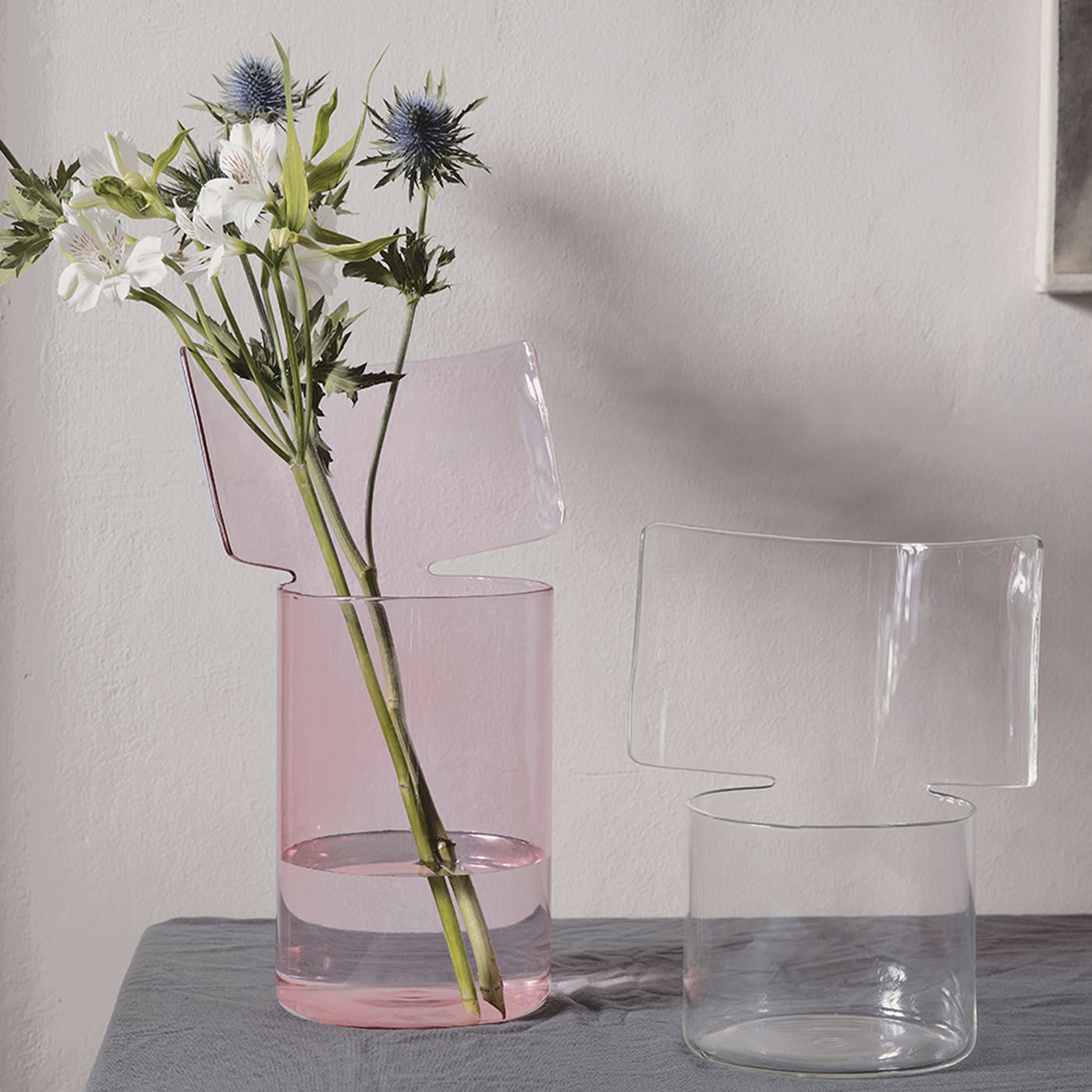 Riflessi Tall Pink Vase - Paola C