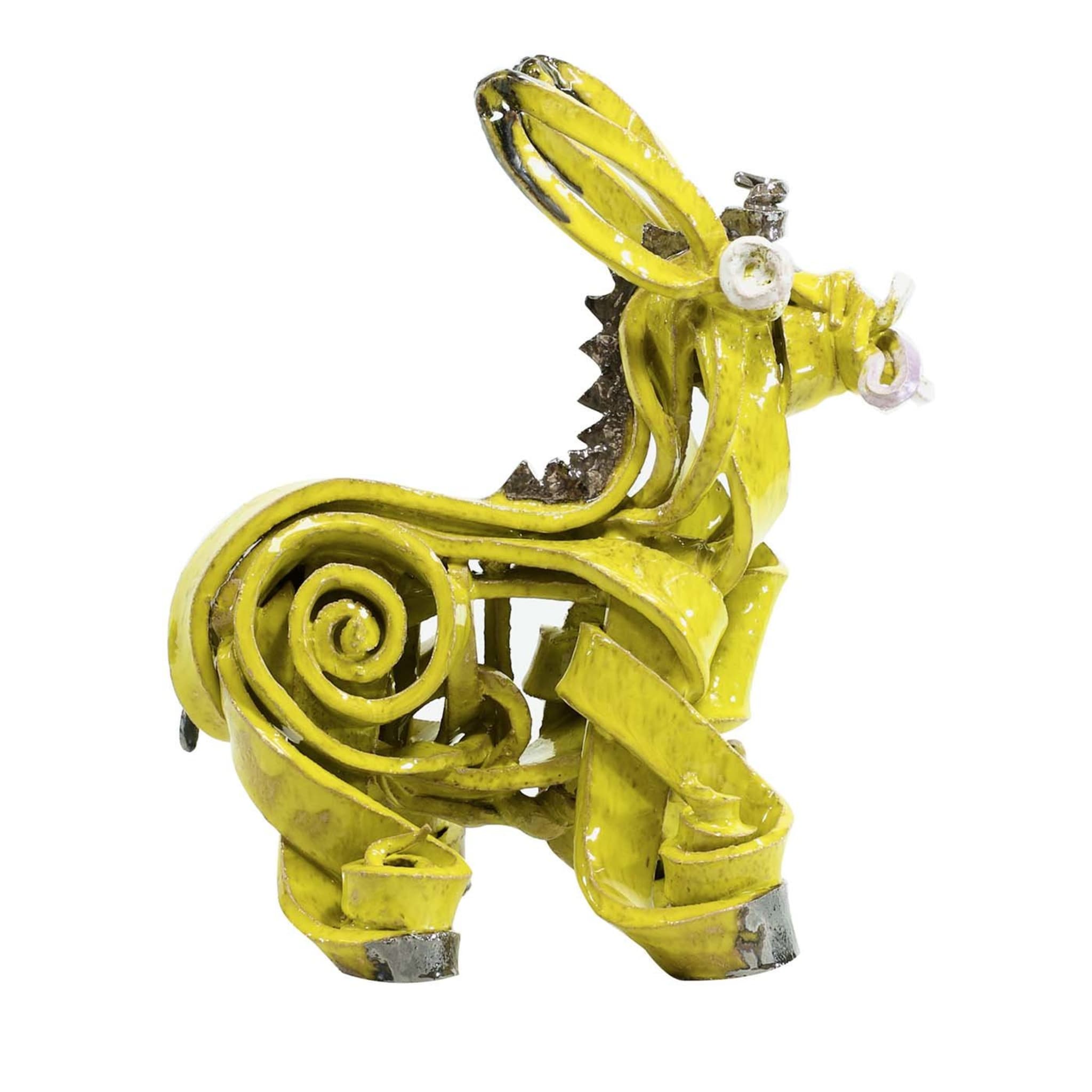 Ciuccigno Gelbe Skulptur - Hauptansicht