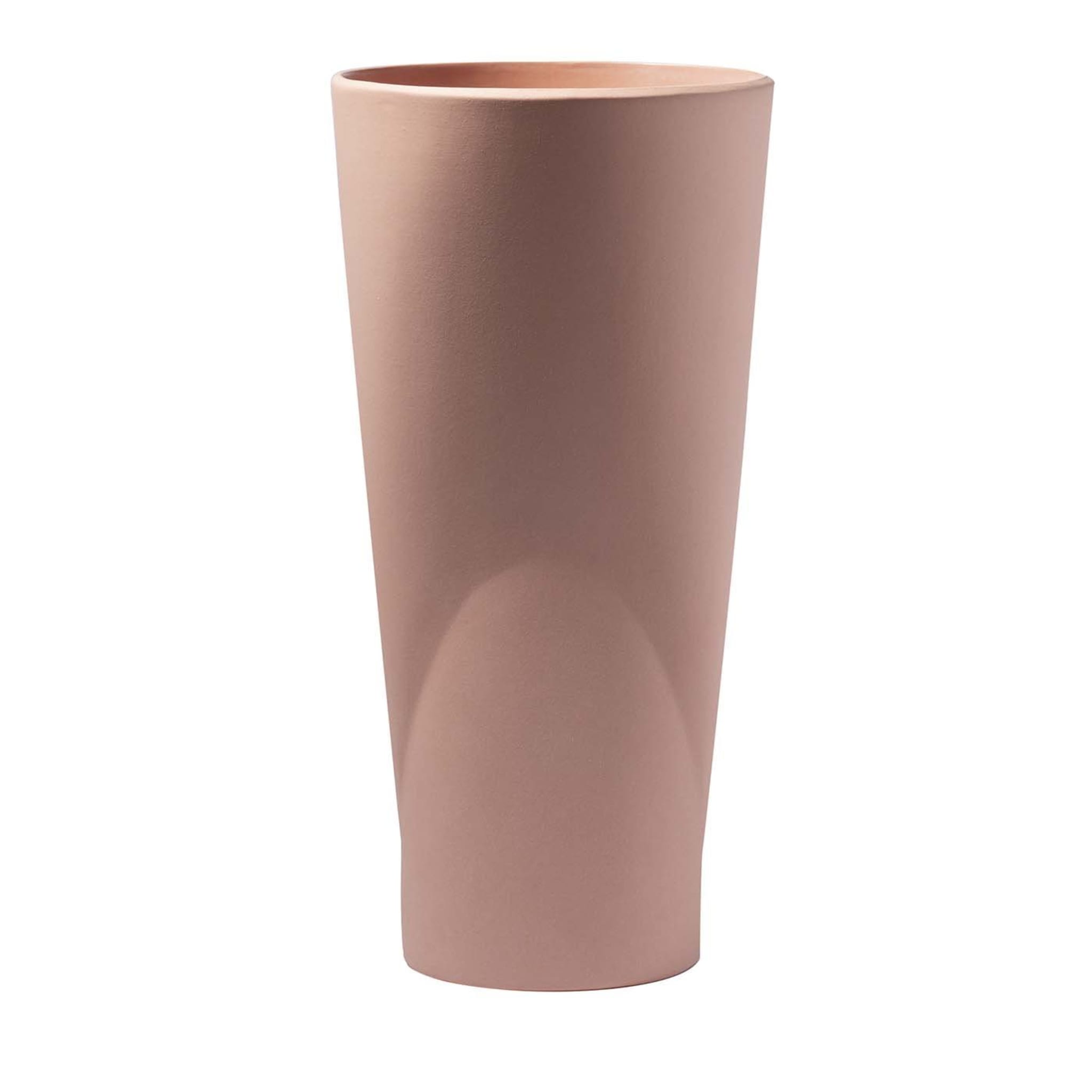 Chamelea Tall Brown Vase - Main view