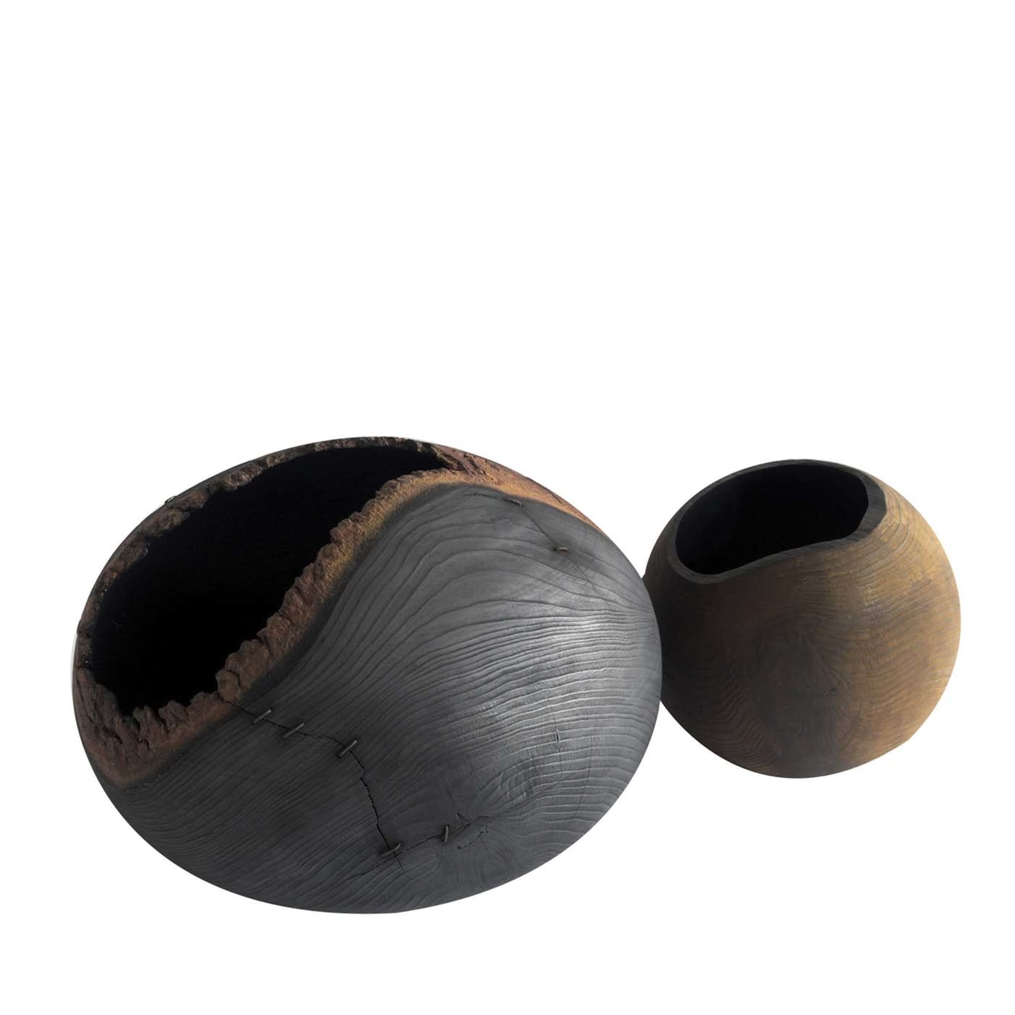 Two Graphite and Rust Vases - Main view
