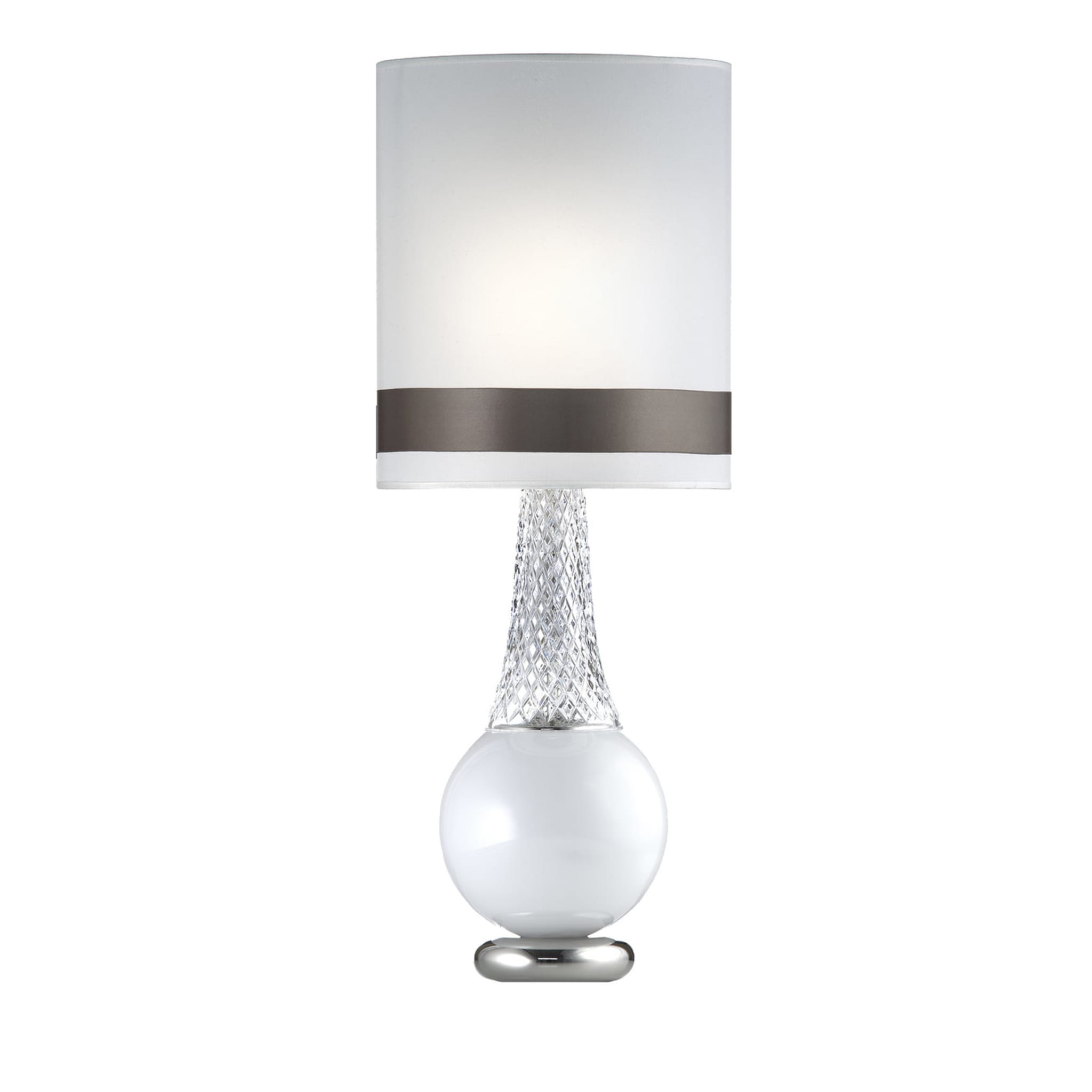 Lady Crystal White Table Lamp - Main view
