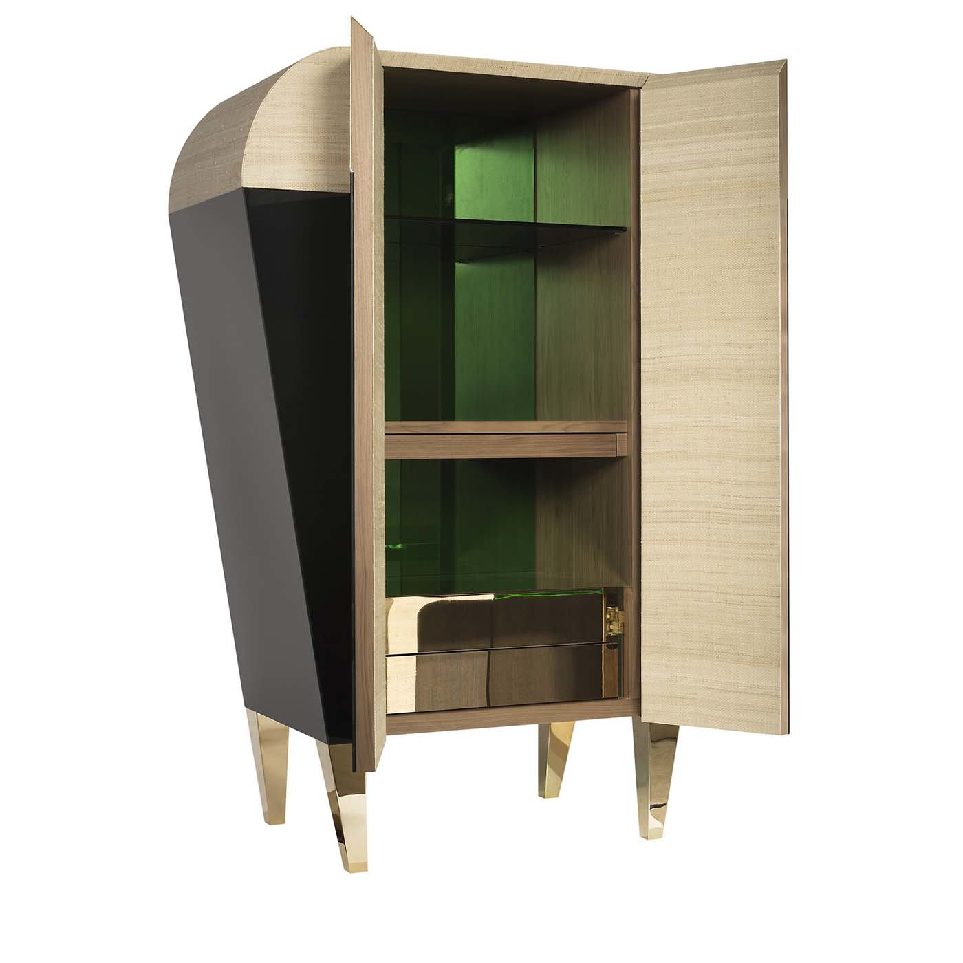 01.03 Collection Green Bar Cabinet - Aliprandi Valentino Design