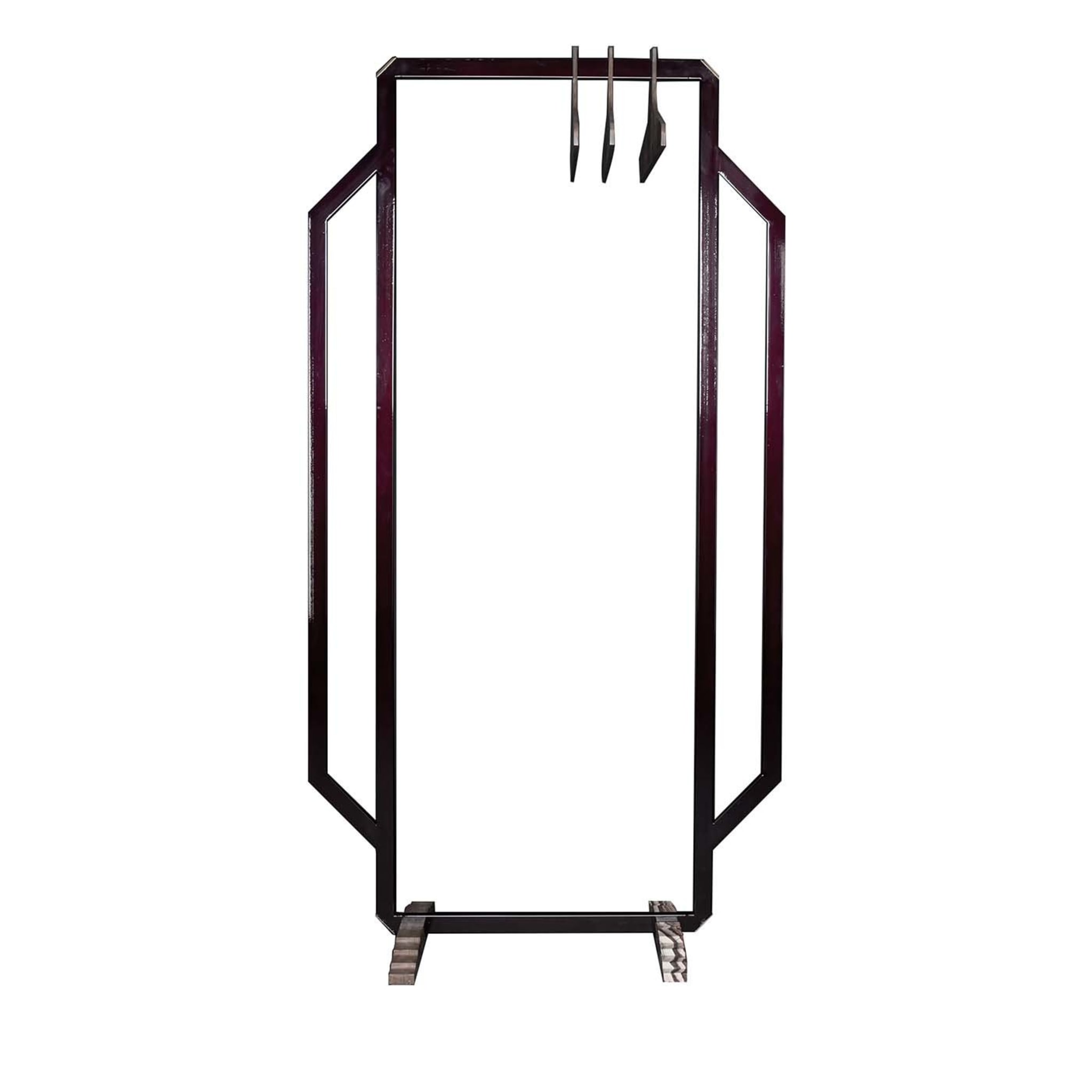 Mainframe Valet Stand in Burgundy - Main view
