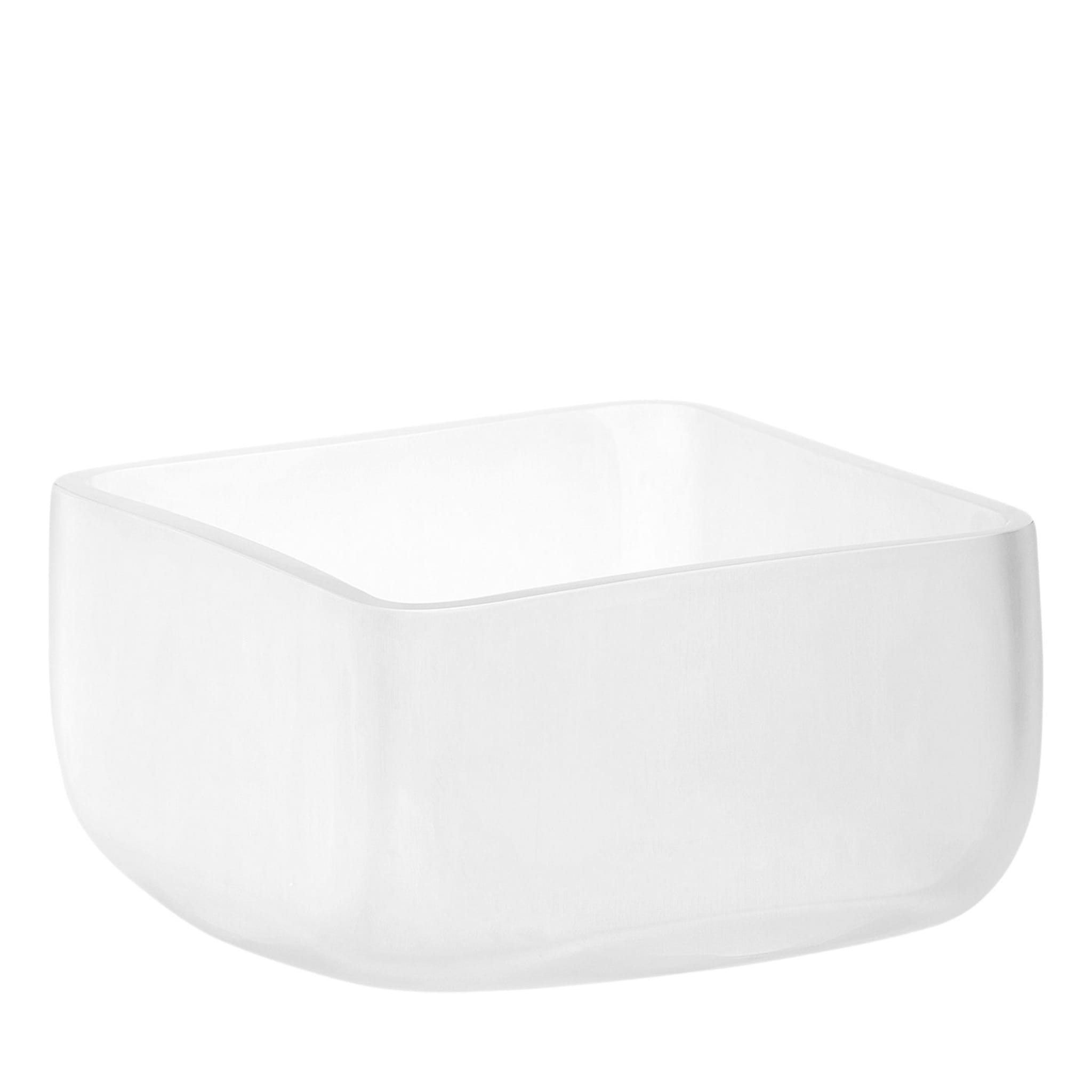 Cubes White Bowl by LPKW - Main view