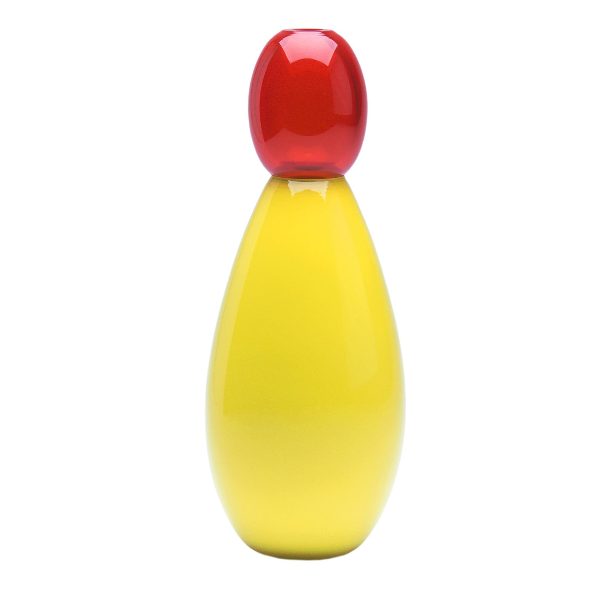 Vase King rouge-jaune par Karim Rashid - Vue principale