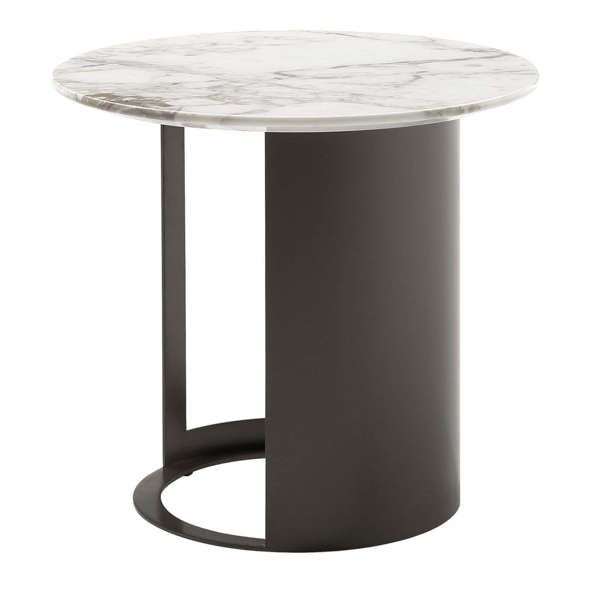 Ci Side Table in Gold Calacatta Marble - Main view