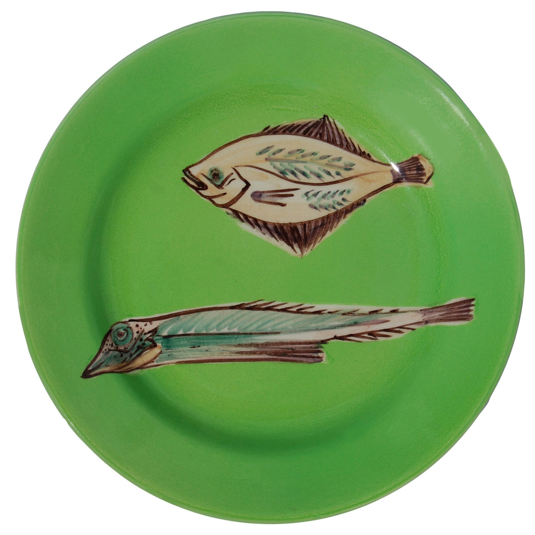 Set of 6 Green Fish Dessert Plates - Alternative view 3