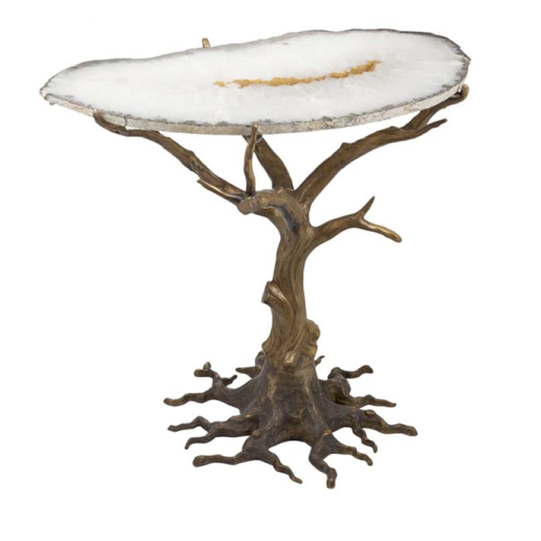 Quercia Side Table with Agate Top - Main view