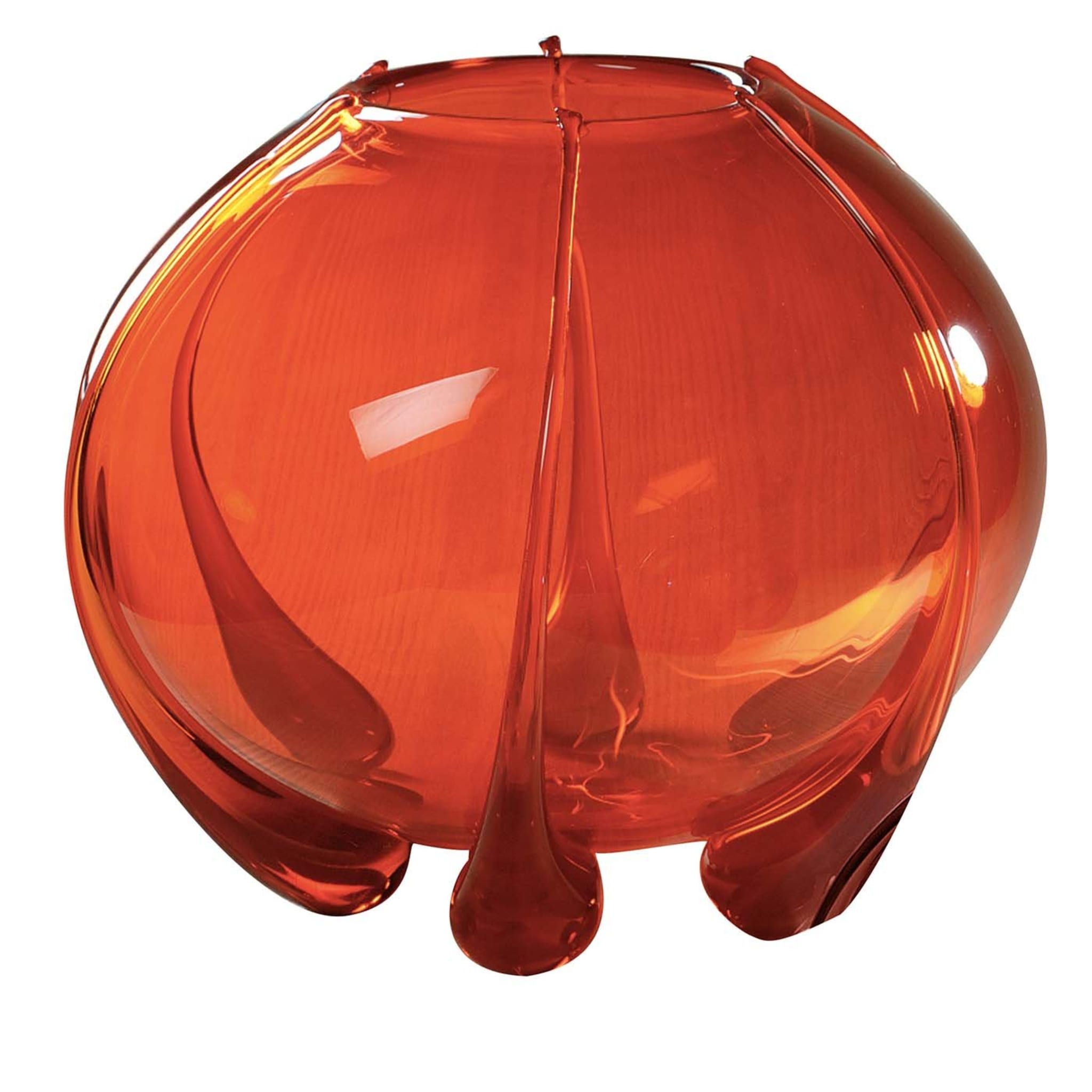 Grand vase orange Bolle - Vue principale