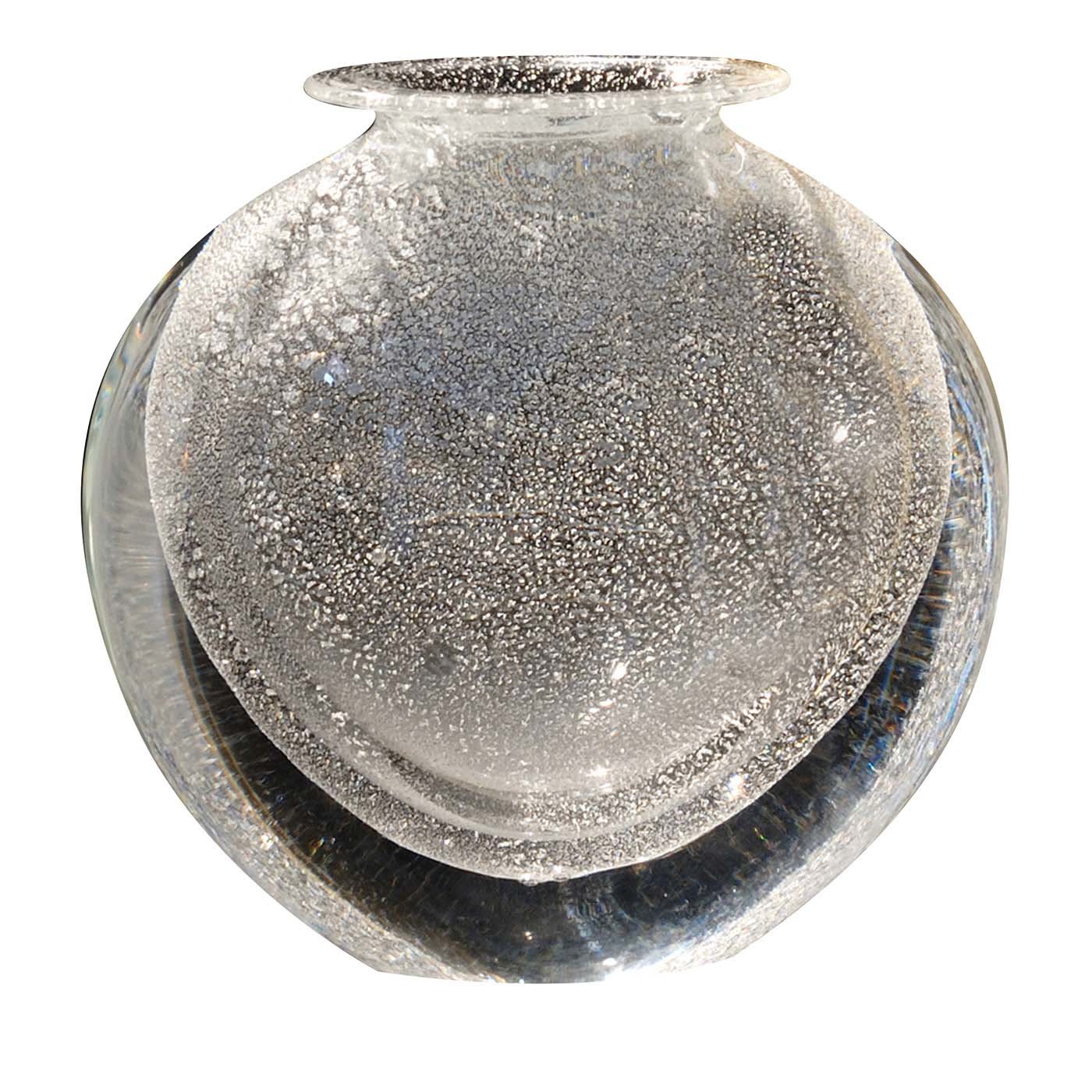 Aurum Argentum Silver Vase - Fornace Mian