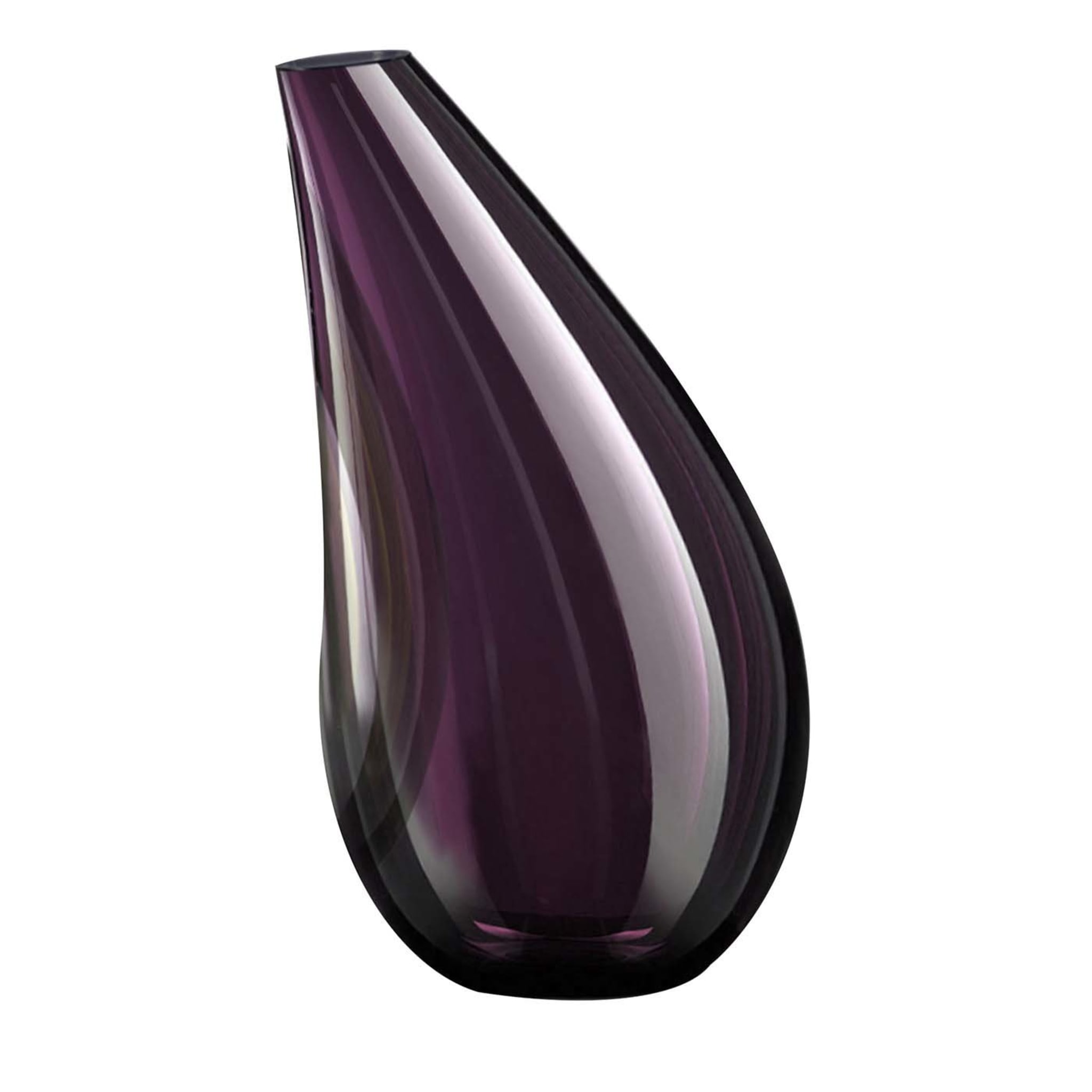 Avena Medium Vase lila und grau - Hauptansicht