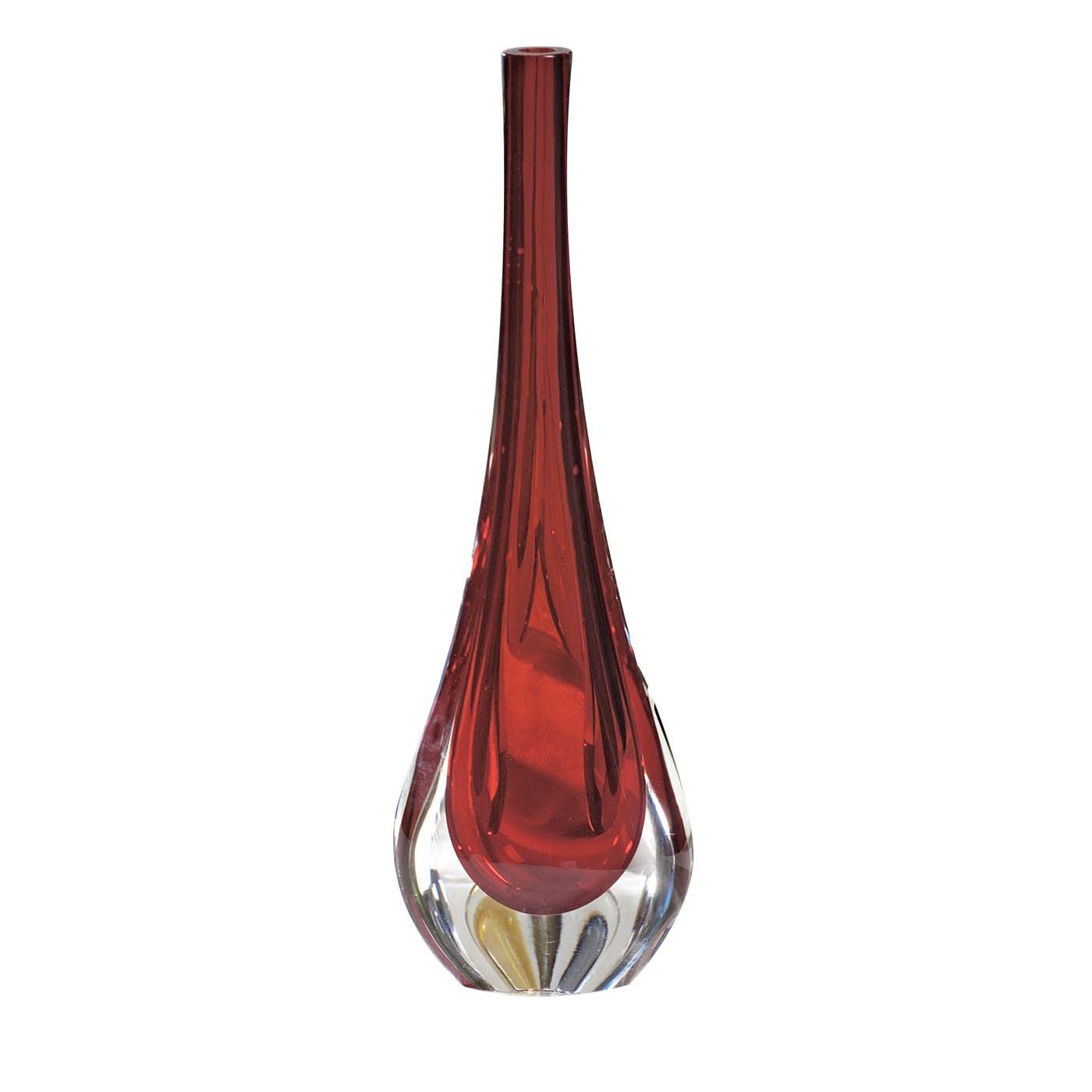 Stilla Red Vase - Fornace Mian